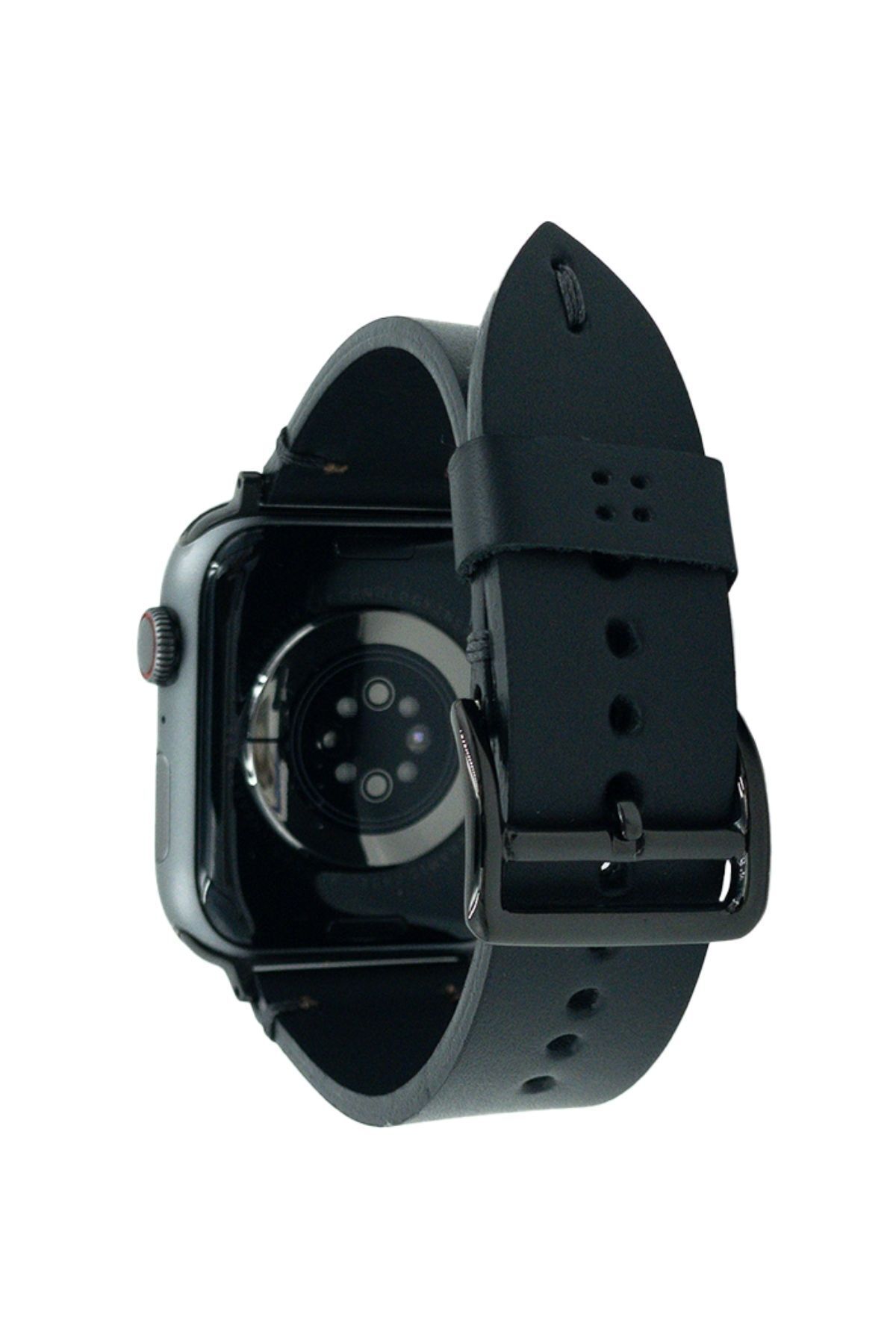 Minval Craft Apple Watch Deri Kordon Ultra 2 9 8 Se2 7 6 Se 5 4 3 Serisi 49 45 44 42 Mm Uyumlu Kadın Erkek Kayış