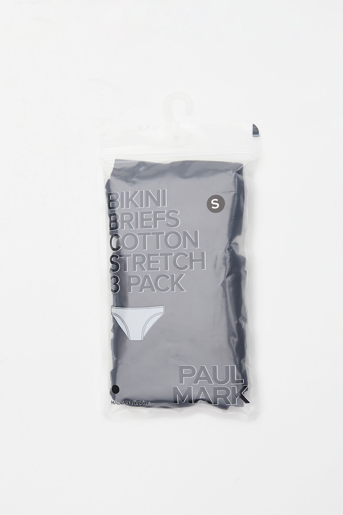 PAULMARK 3`lü Düz Renk Slip Bikini