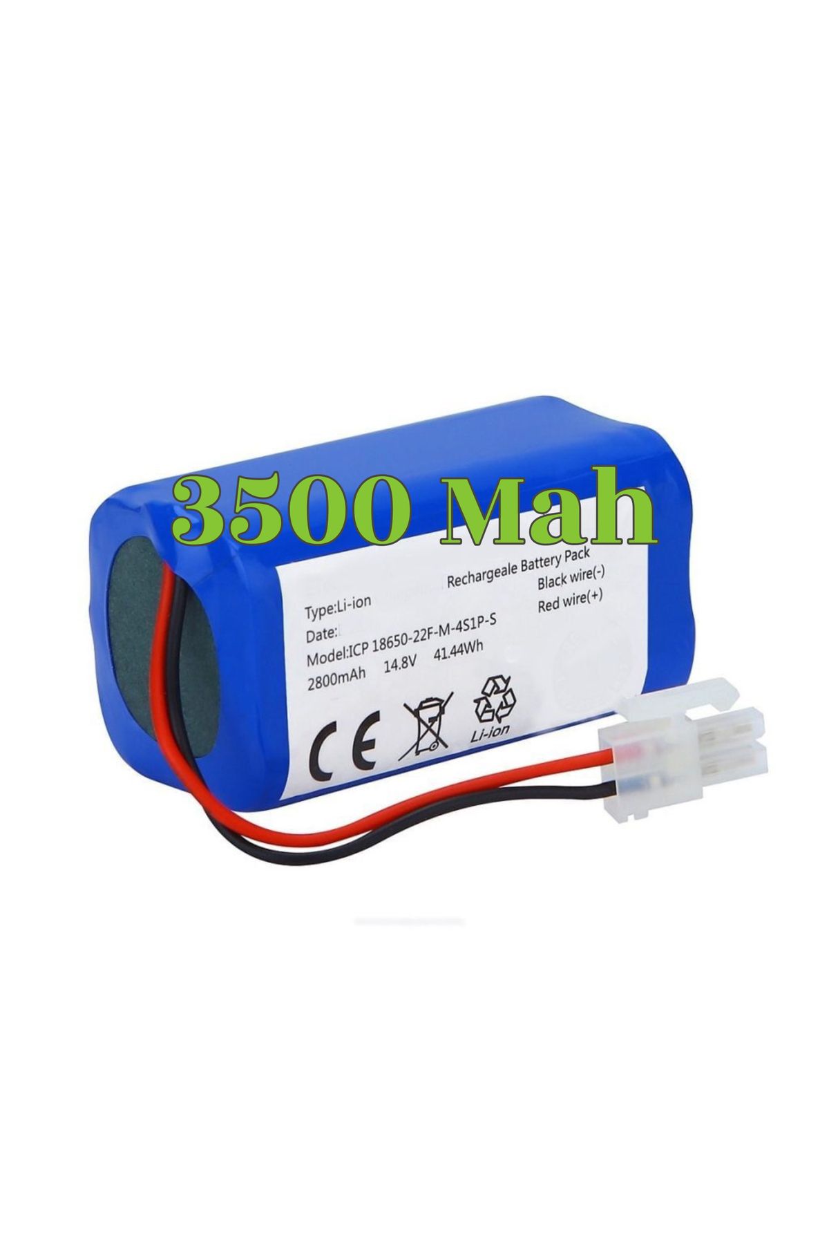 Molicel İRobat queen 3500 mAh robot süpürge bataryası