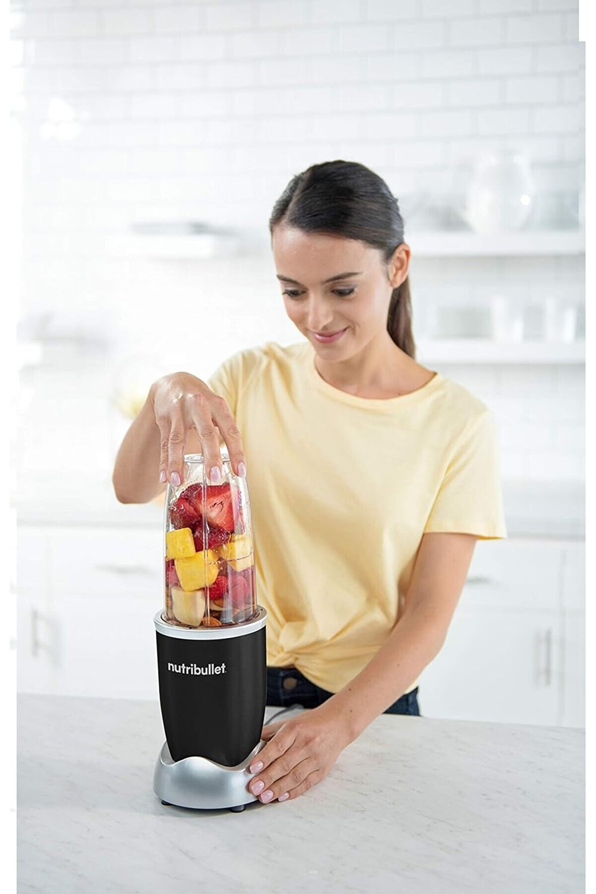 00 Watt Güçlü Elektrikli Blender ve Doğrayıcı195 Nutribullet ile Smoothie, Çok Fonksiyonlu Tasarım