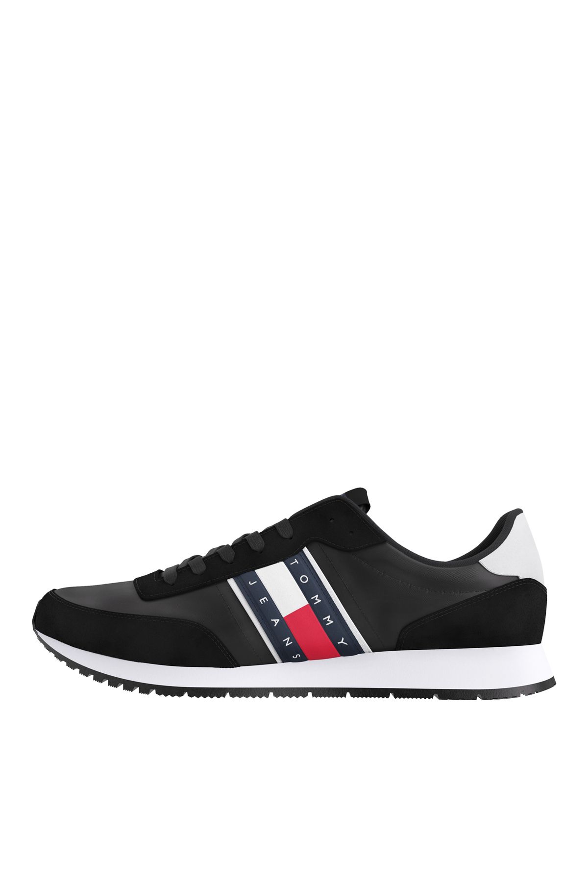 Tommy Hilfiger Siyah Erkek Sneaker TJM RUNNER CASUAL ESS