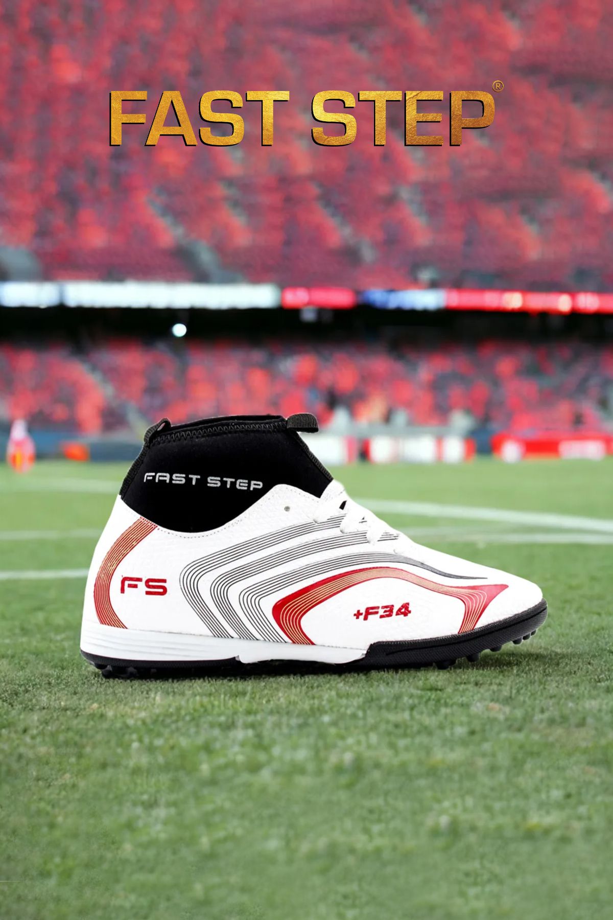 Fast Step Erkek Bilekli Boğazlı Çoraplı Halı Saha Futbol Spor Ayakkabı 930xa034h