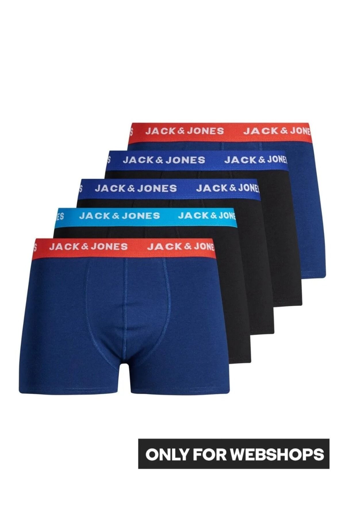 Jack & Jones Lıver 5 Li Paket Erkek Boxer 12165348