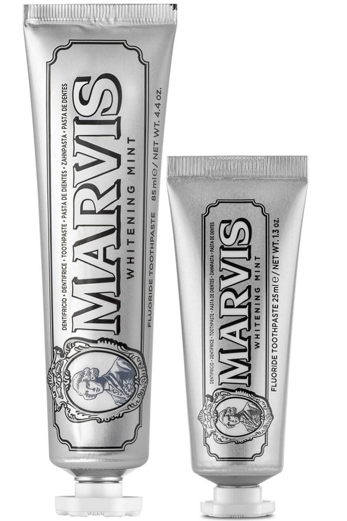 Marvis Whitening Mint Beyazlatıcı Diş Macunu 2'li 85 Ml + 25 Ml
