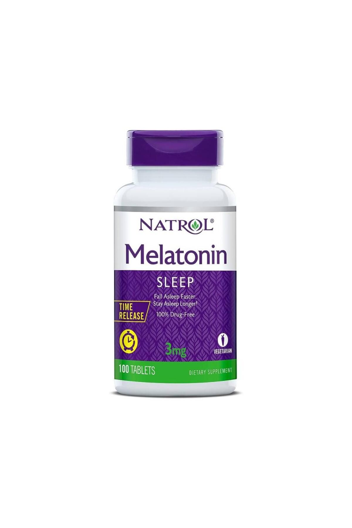 Natrol Melatonin 3 Mg Time Release 100 Tablet