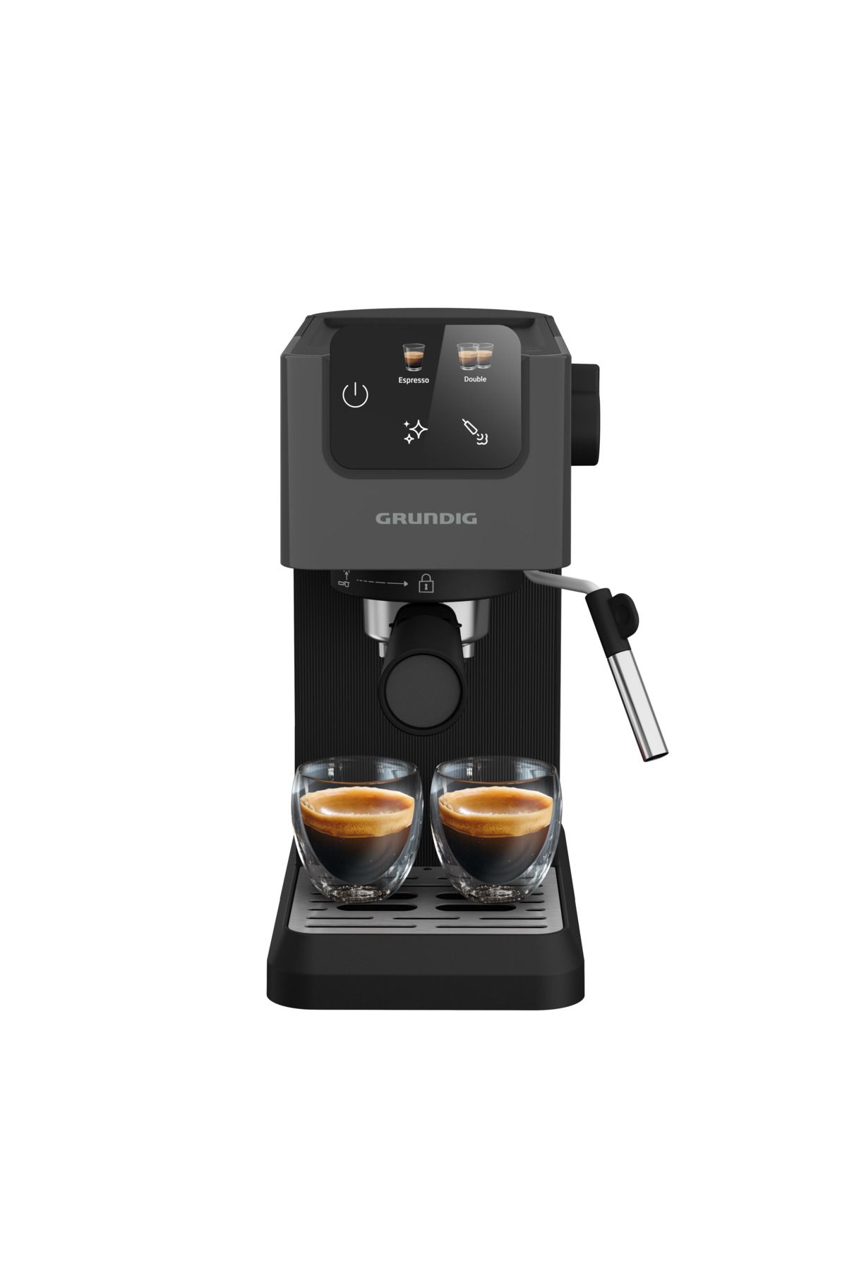 Grundig Delisia Coffee KSM 4330 Süt Köpürtücülü Manuel Espresso Makinesi