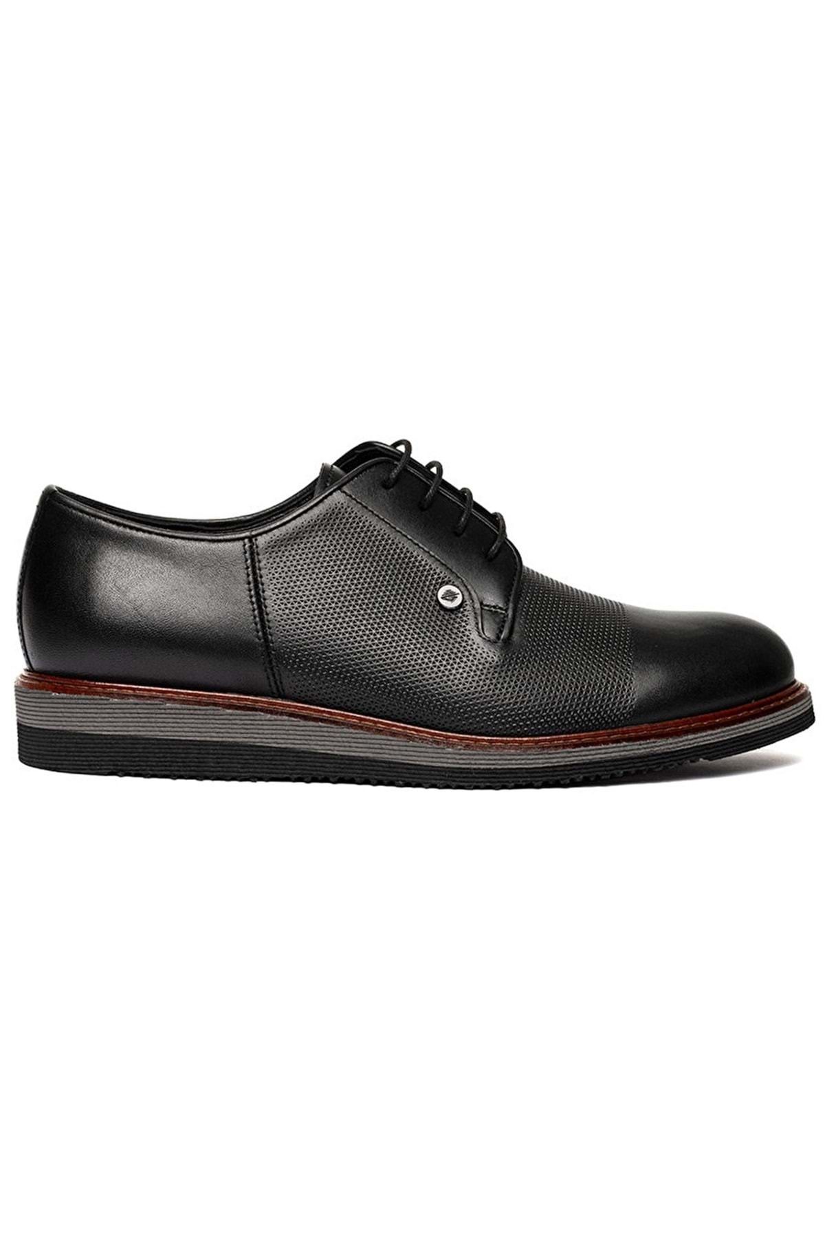 Greyder Erkek Siyah Hakiki Deri Klasik Ayakkabı 3k1ka75130