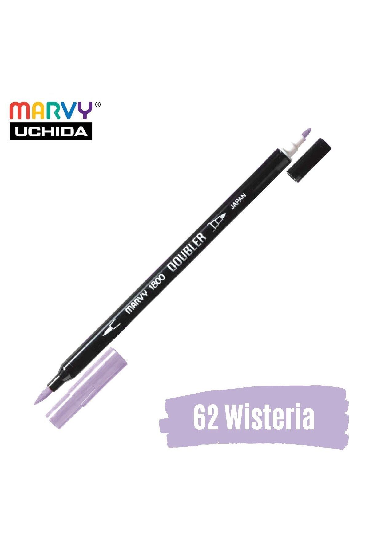 Marvy Artist Brush Pen 1800 Çift Taraflı Firça Uçlu Kalem 62 Wisteria