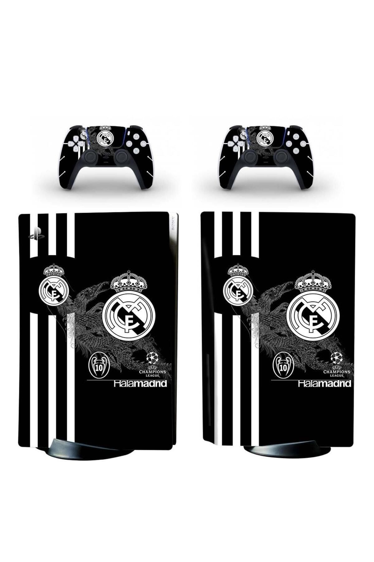 Kt Grup Real Madrid Logo Playstation 5 Standart Disk Edition Sticker Kaplama Seti