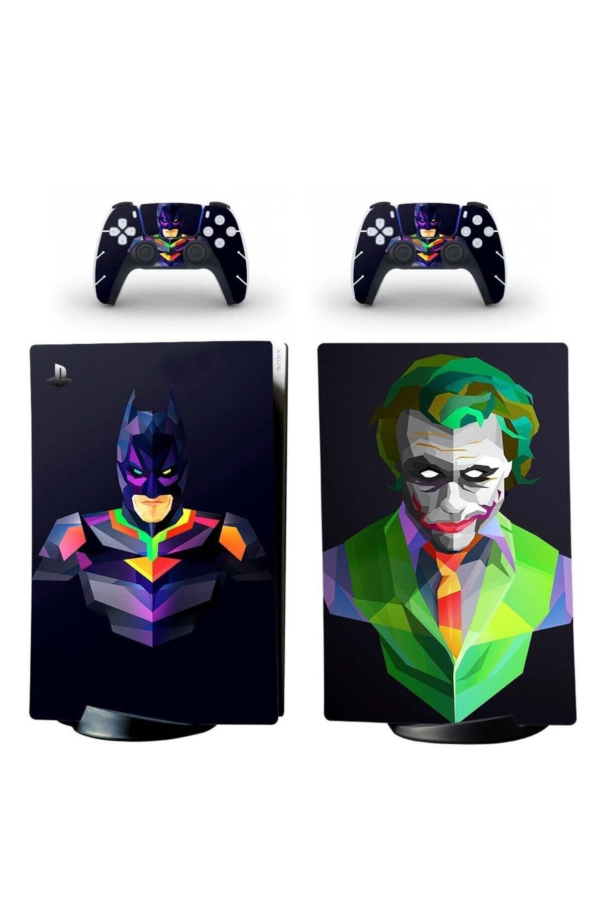 Kt Grup Joker & Batman Grafiti Playstation 5 Standart Disk Edition Sticker Kaplama Seti
