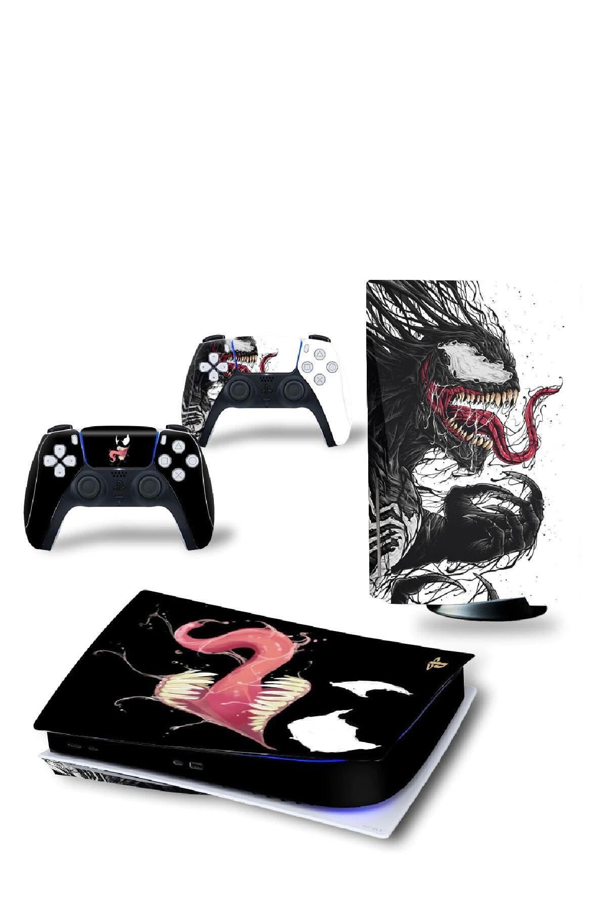 Kt Grup Venom Playstation 5 Standart Dijital Versiyon Sticker Kaplama Seti