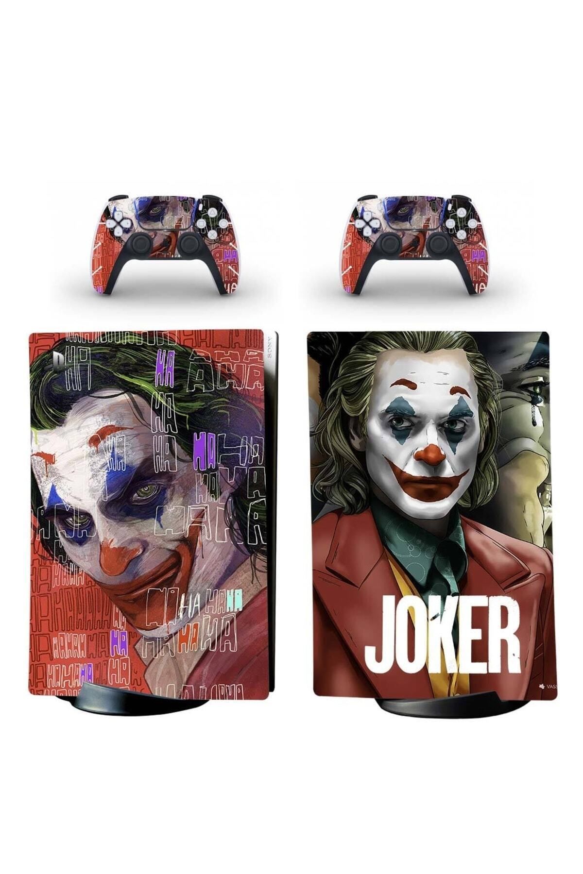 Kt Grup Joker Art Grafiti Playstation 5 Standart Dijital Versiyon Sticker Kaplama Seti