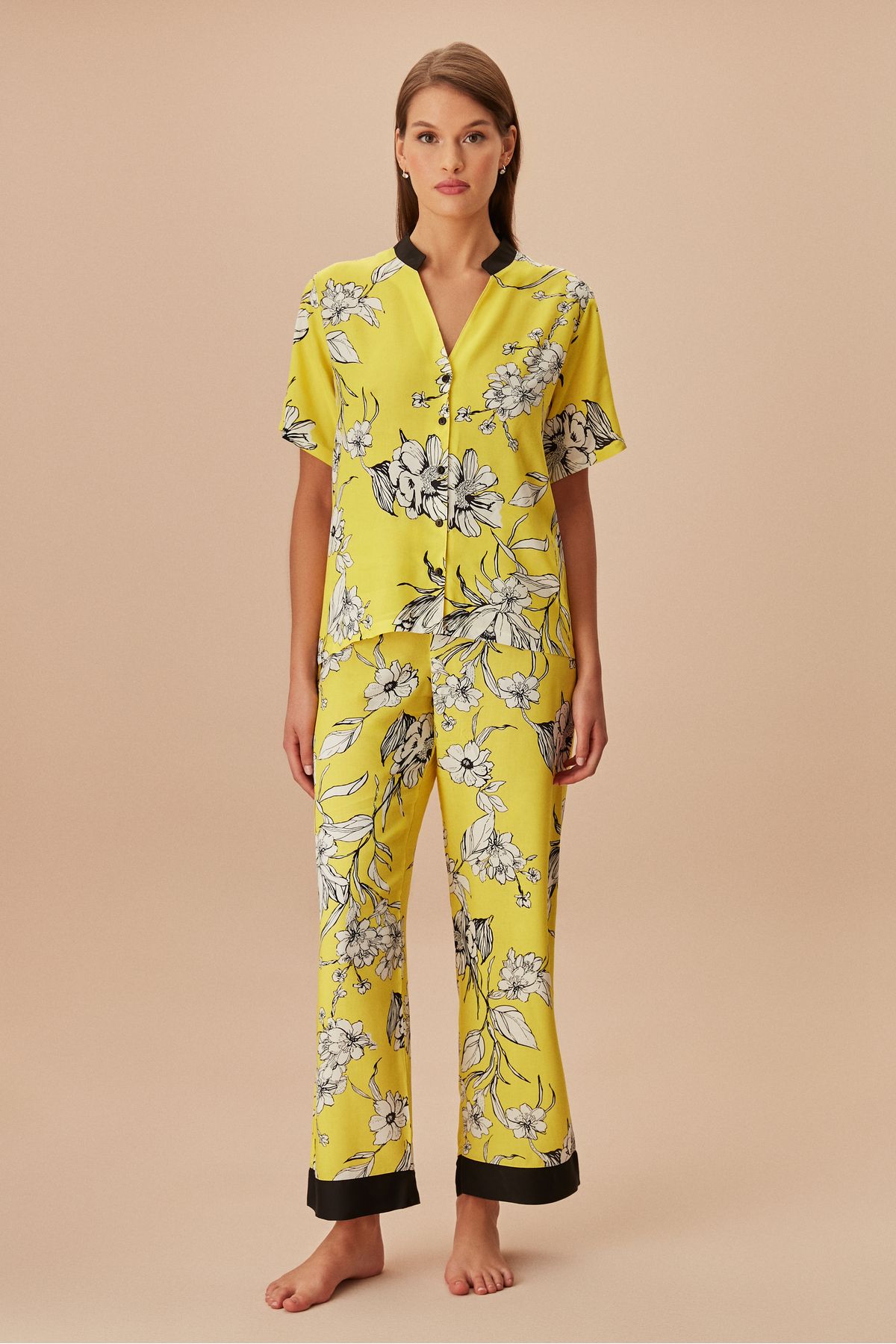 Suwen Iris Maskülen Pijama Takımı