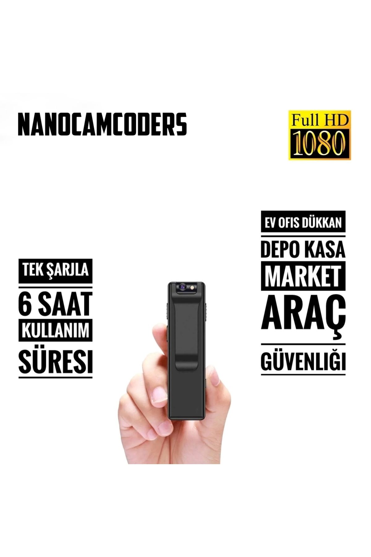 Nanocamcoders 1k * 1080p Gizli Mini Güvenlik Aksiyon Kamera Mikro Güvenlik Gizli Pr Kamera Kaydet Izle Hd - St03