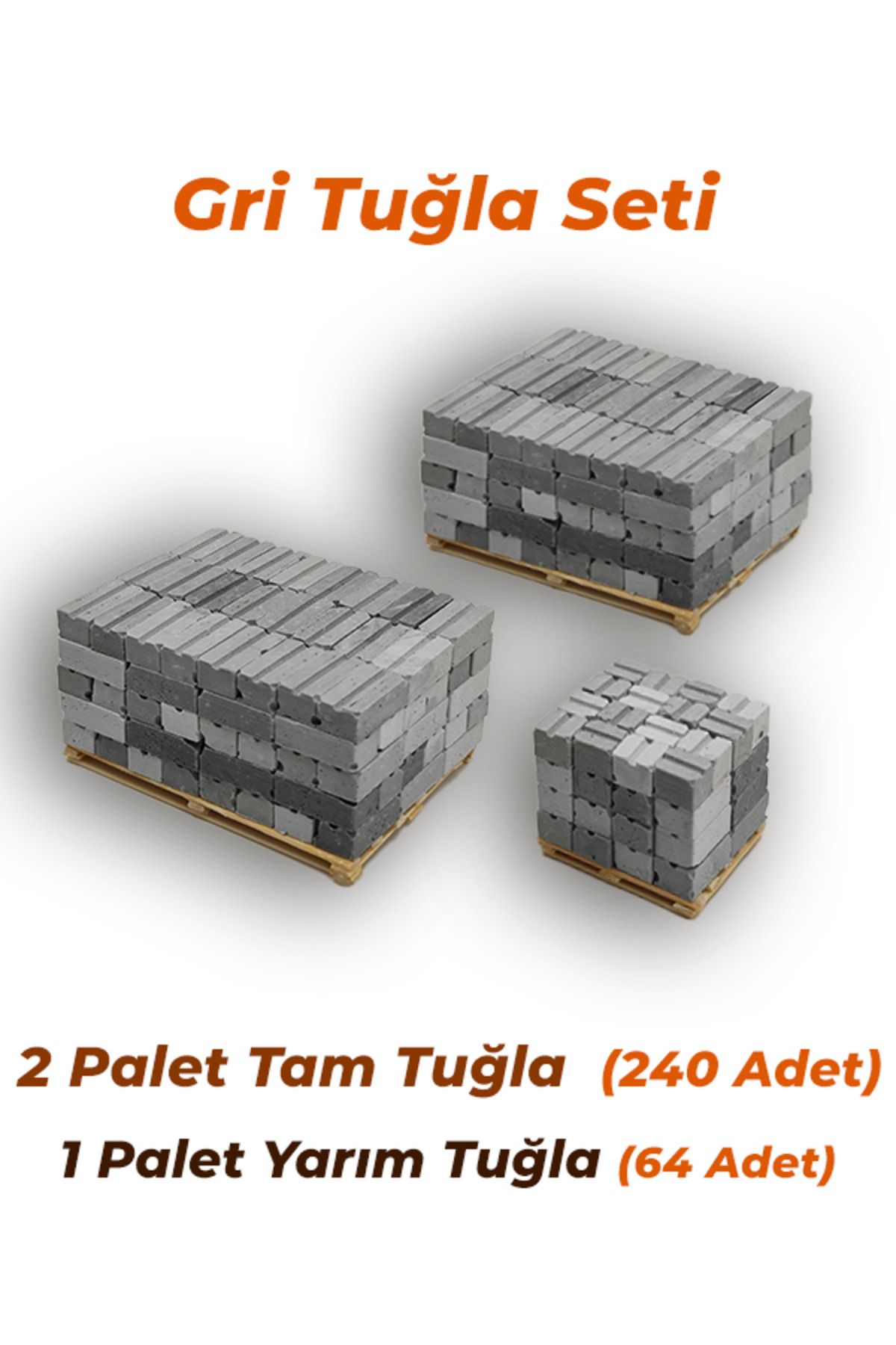 Tshigo Minyatür  Gri Tuğla İnşaat Seti ( 304 Parça )