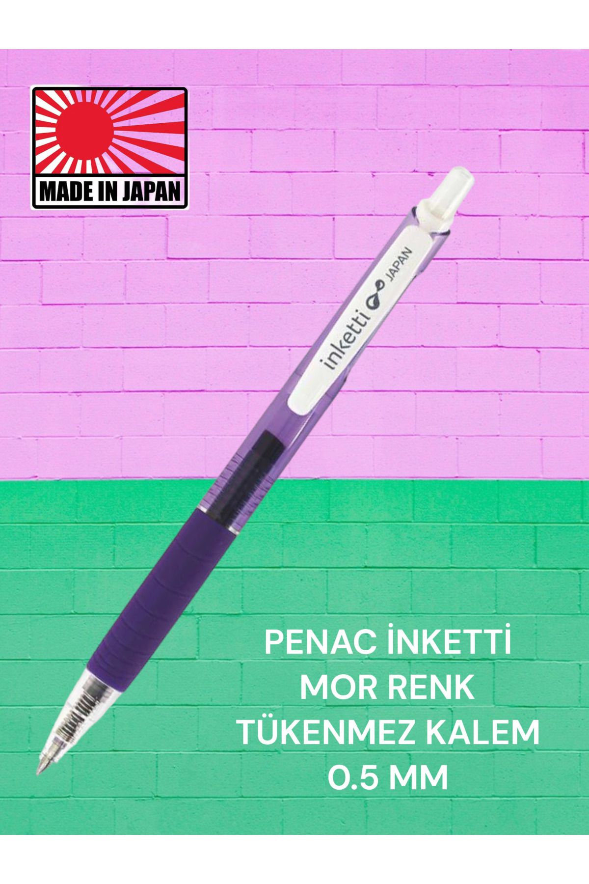 SEYFİKİRTASİYE PENAC İNKETTİ JEL TÜKENMEZ KALEM BASMALI 0.5 MM UÇ İNCELİĞİ