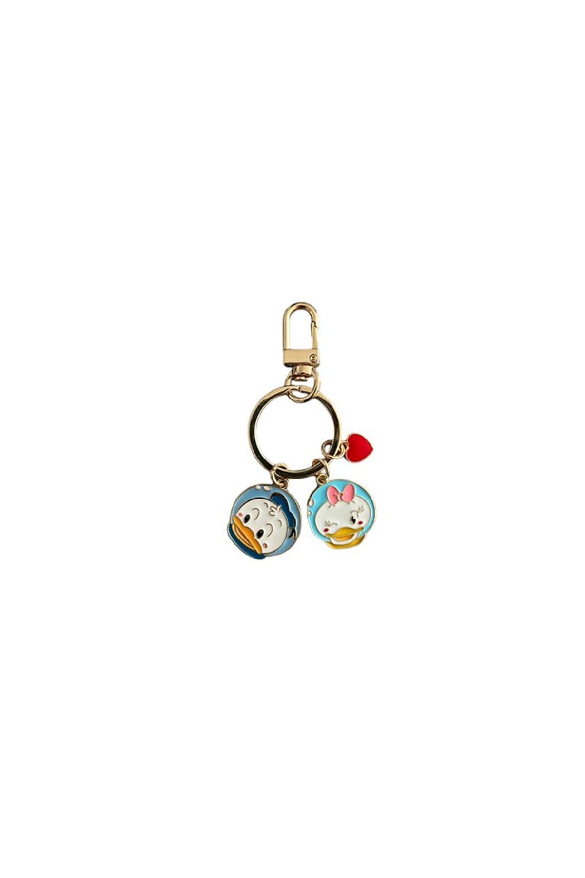 Miniminti Daisy ve Donald Duck Charm Anahtarlık