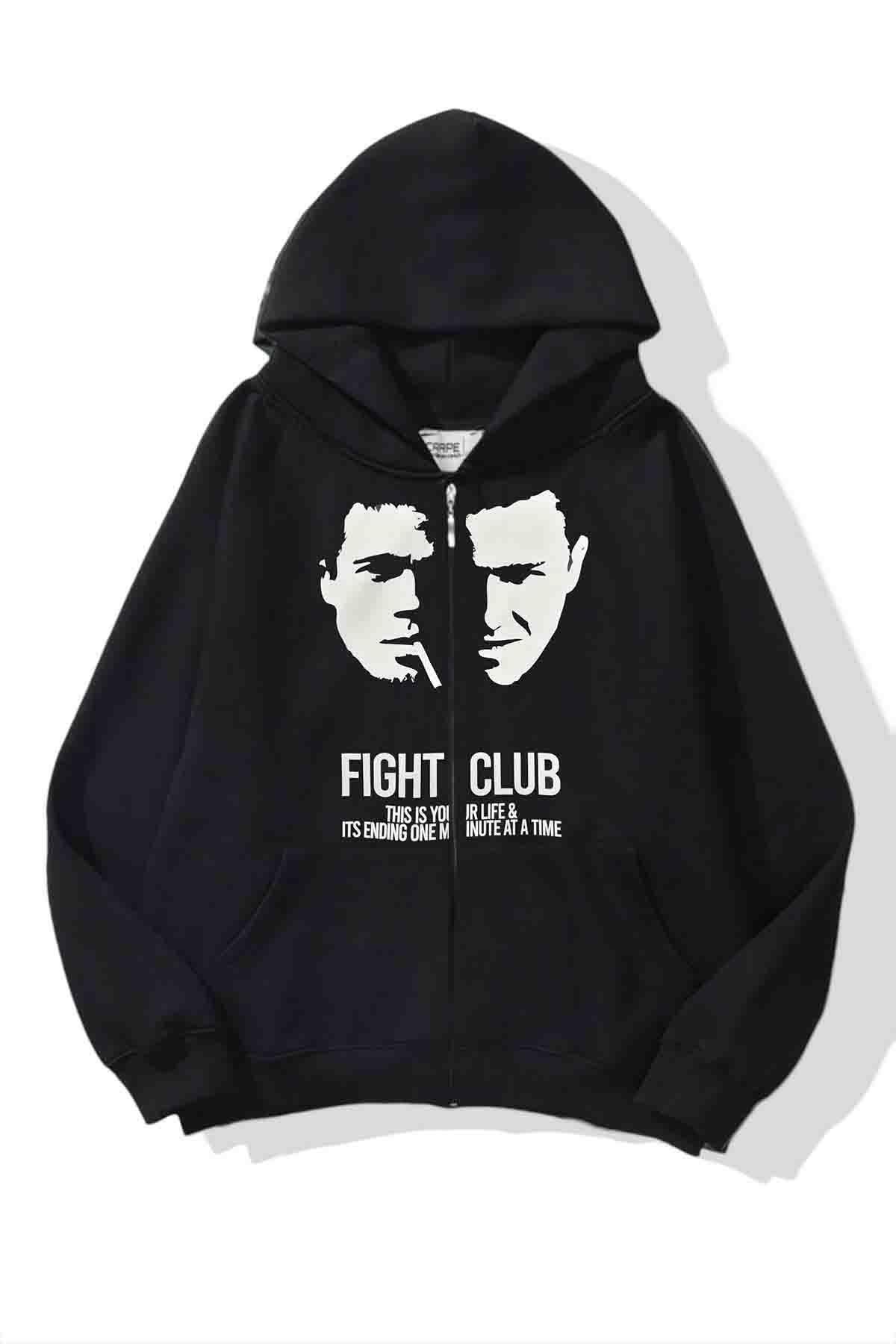 Carpe Fıght Club 3 iplik Oversize Sweatshirt