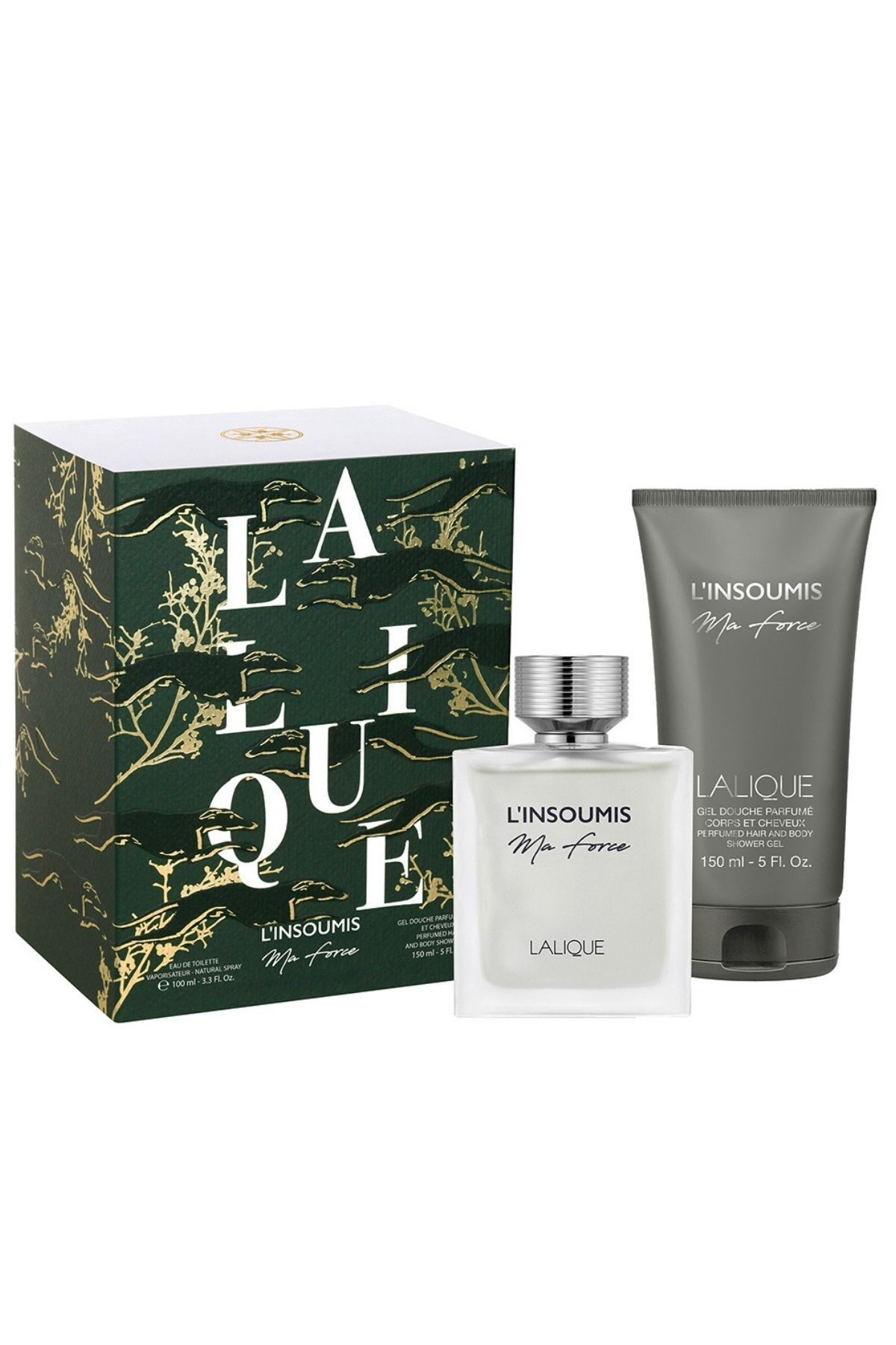 Lalique L'Insoumis Ma Force Edt 100 Ml + Shower Gel 150 Ml