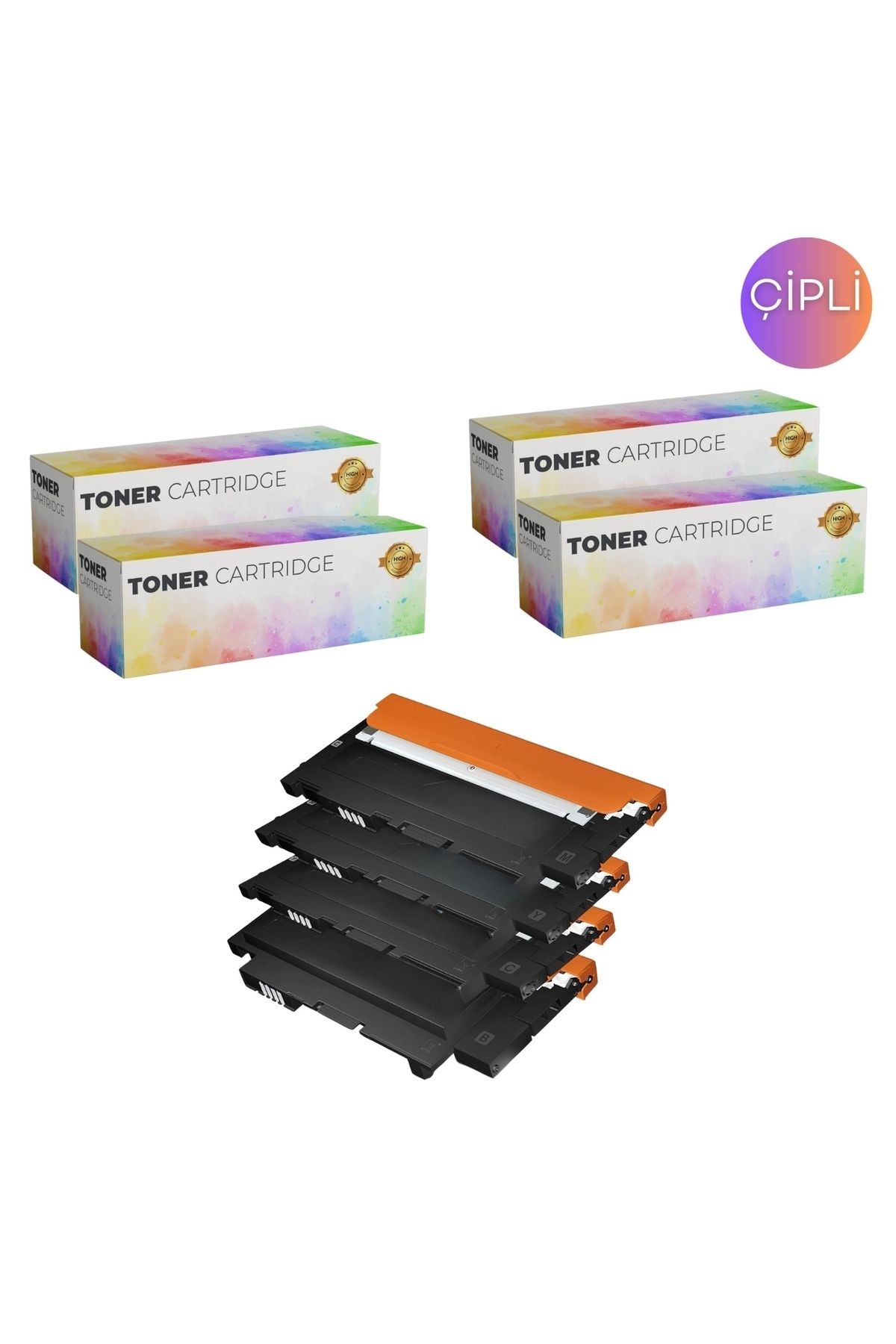HP 117A-W2030 CHİPLİ MUADİL TONER SETİ HP COLOR LASER 150A/150NW - MFP 178NW / MFP 179FNW TONER