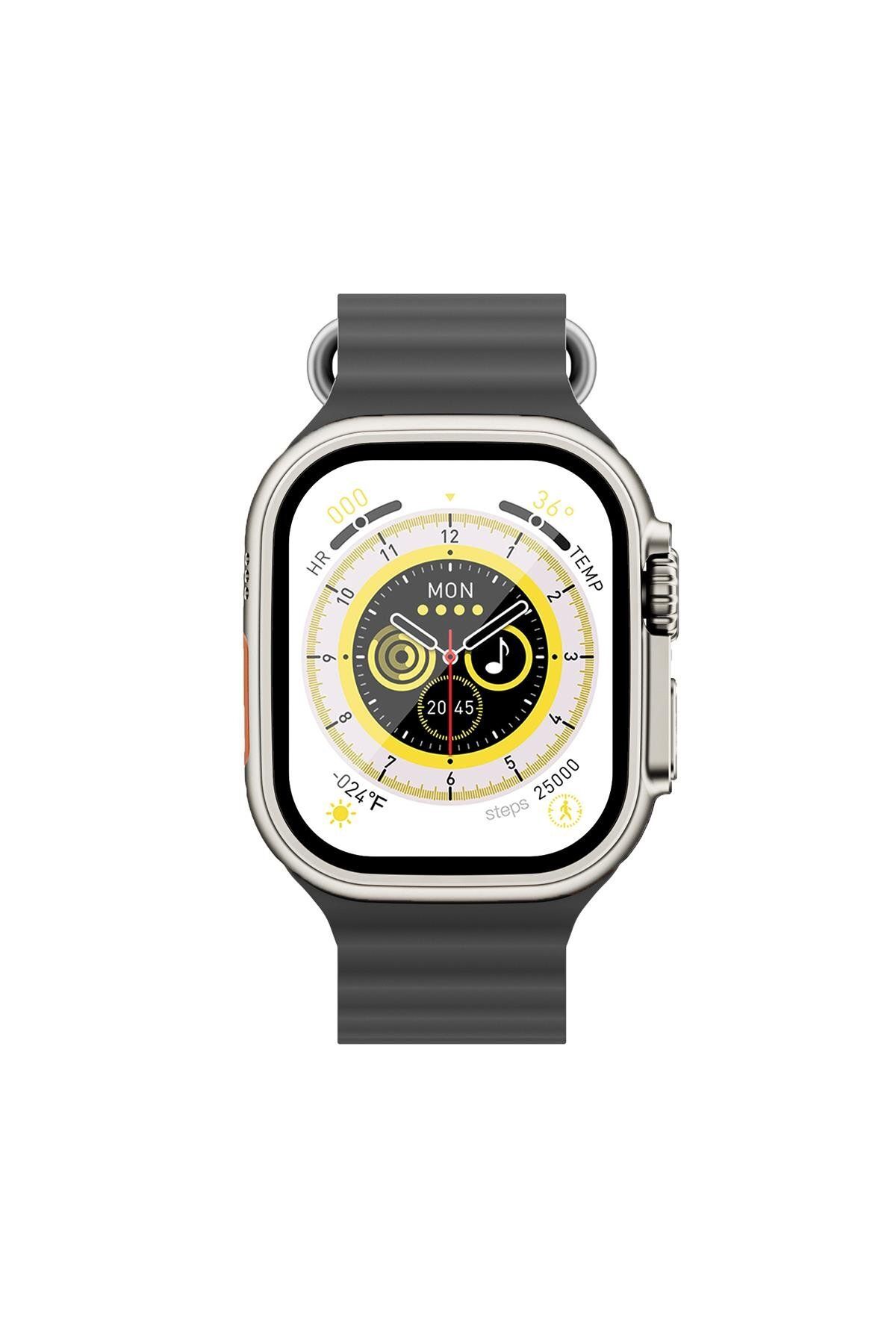 Prestijshop Watch 8 Ultra 2+ Süper Amoled Ekranlı Özellikli Akıllı Saat 2024 Android Ios Uyumlu Akıllı Bileklik