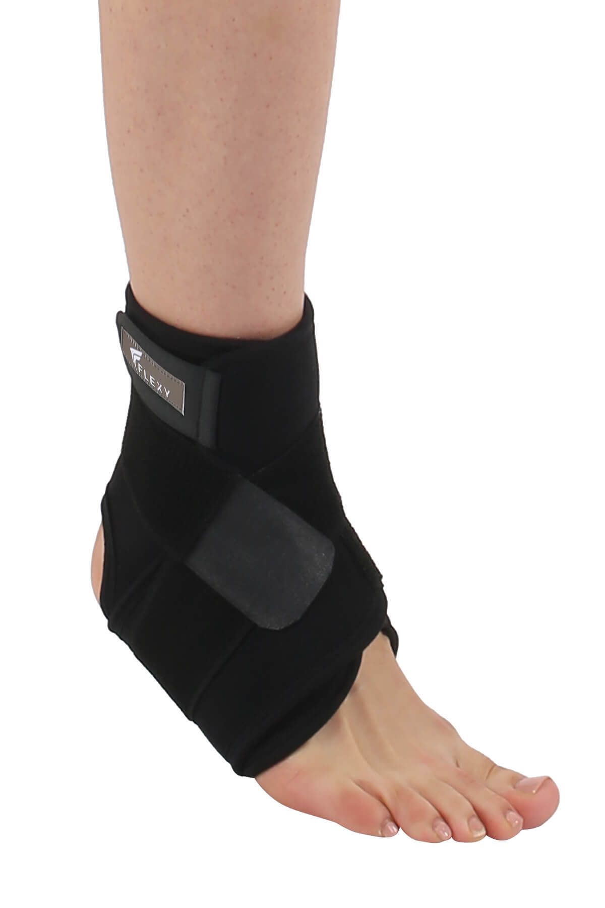 Flexy Medical Elastik Ayak Bileklikliği Bandajlı Eklem Bağ Zedelenme Tendon Ayak Bilek Ağrısı Sporcu Destek