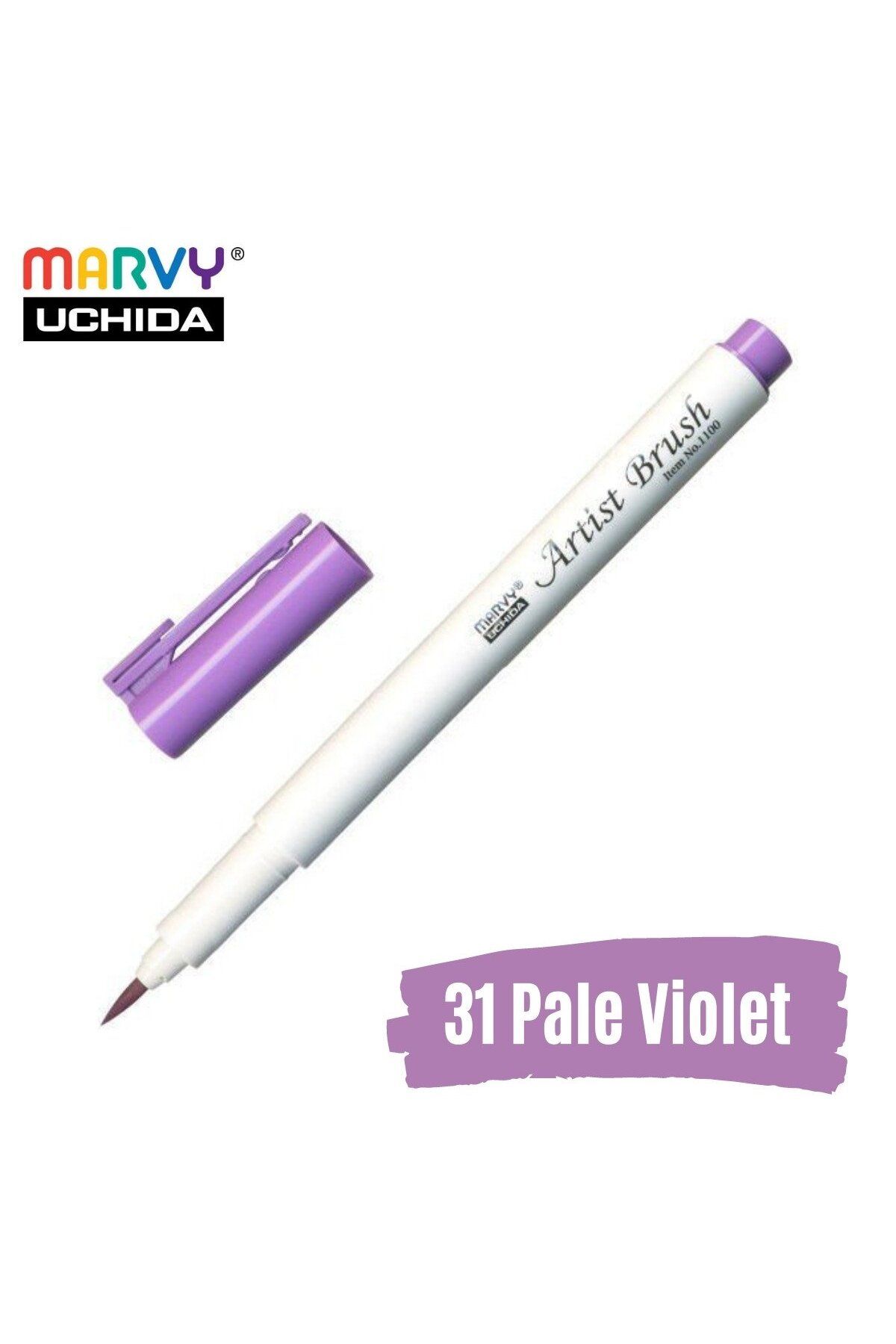 Marvy Artist Brush Pen 1100 Firça Uçlu Kalem 31 Pale Violet
