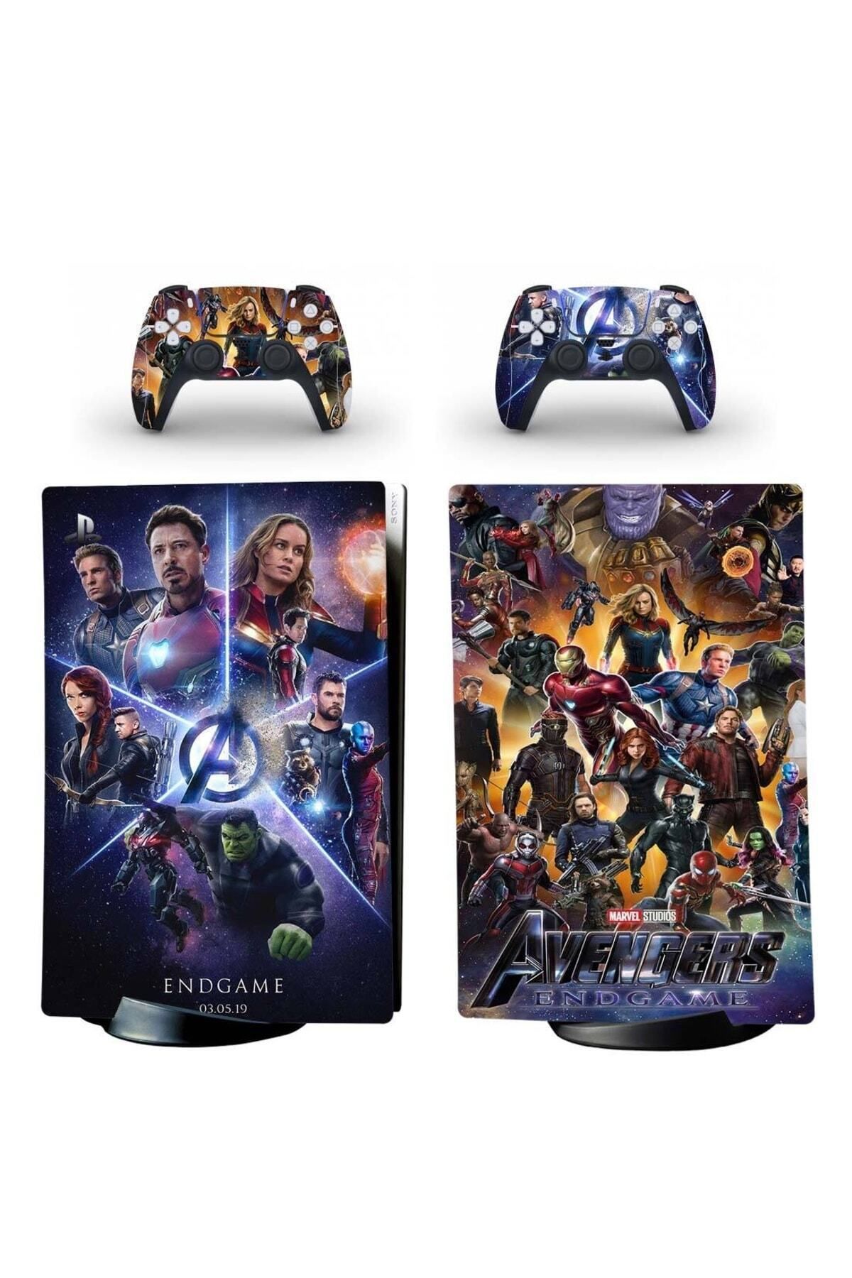 Kt Grup Avengers Endgame Playstation 5 Standart Disk Edition Sticker Kaplama Seti