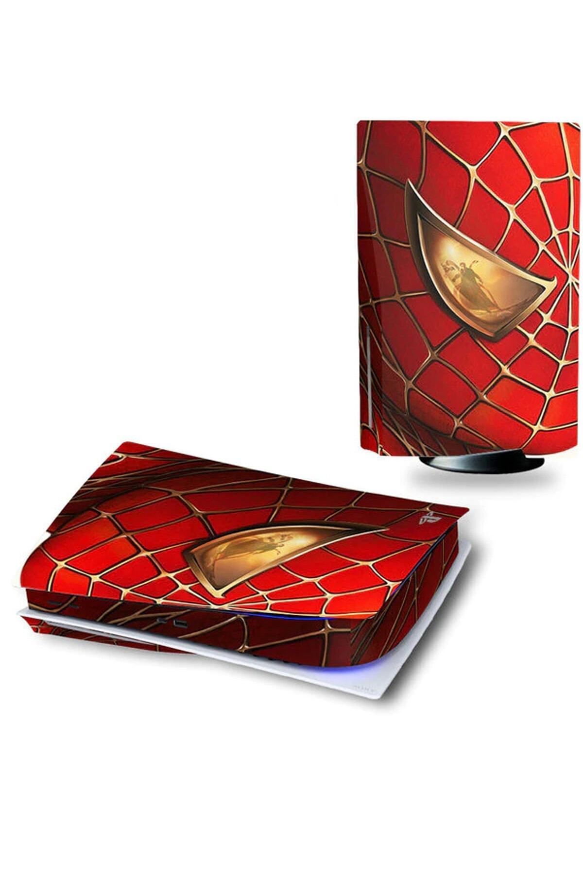 KT Decor Spiderman Eyes Playstation 5 Standart Dijital Versiyon Sticker Kaplama Seti