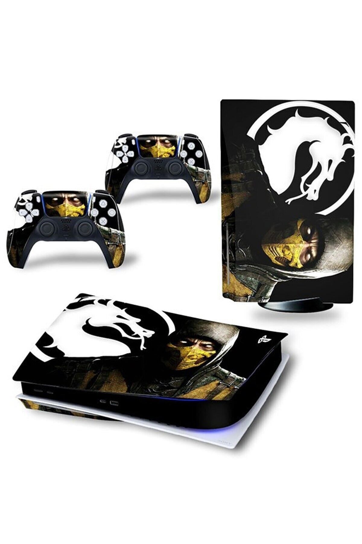 Kt Grup Mortal Kombat Scorpion Playstation 5 Standart Dijital Sticker Kaplama Seti