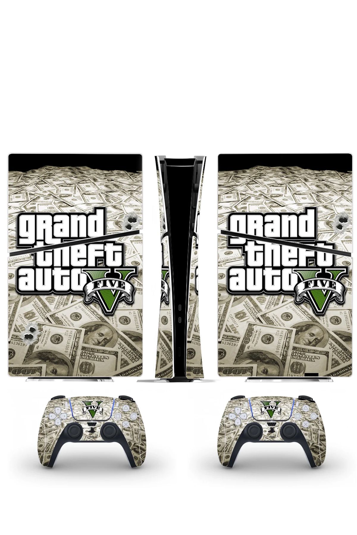 Kt Grup Grand Theft Auto V Playstation 5 Slim Dijital Versiyon Sticker Kaplama Seti