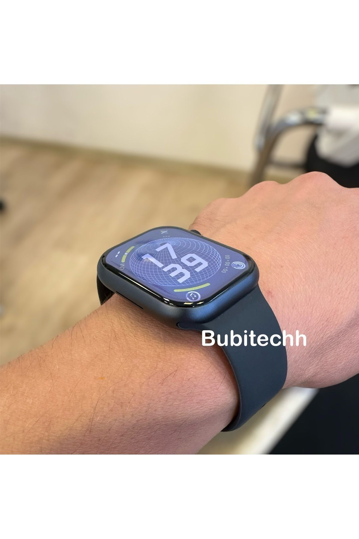 Bubitechh H12 Pro Plus Amoled Ekran 1.95 İnç 45M Akıllı Saat Gece Yarısı