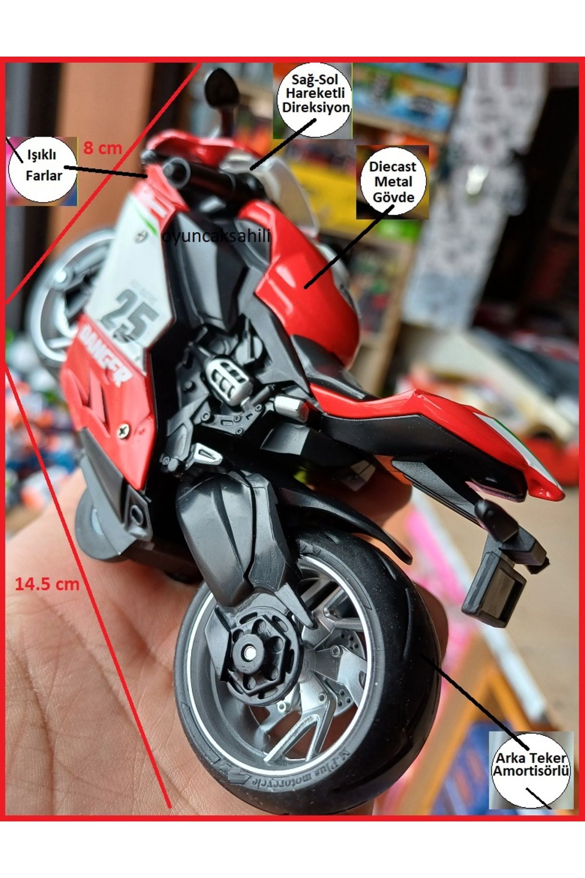 OYUNCAKSAHİLİ Motor Kawasaki 2R ZX10R Tarzı Motorsiklet Metal ışık Ses Efekt Koleksiyon Model Oyuncak Motosiklet