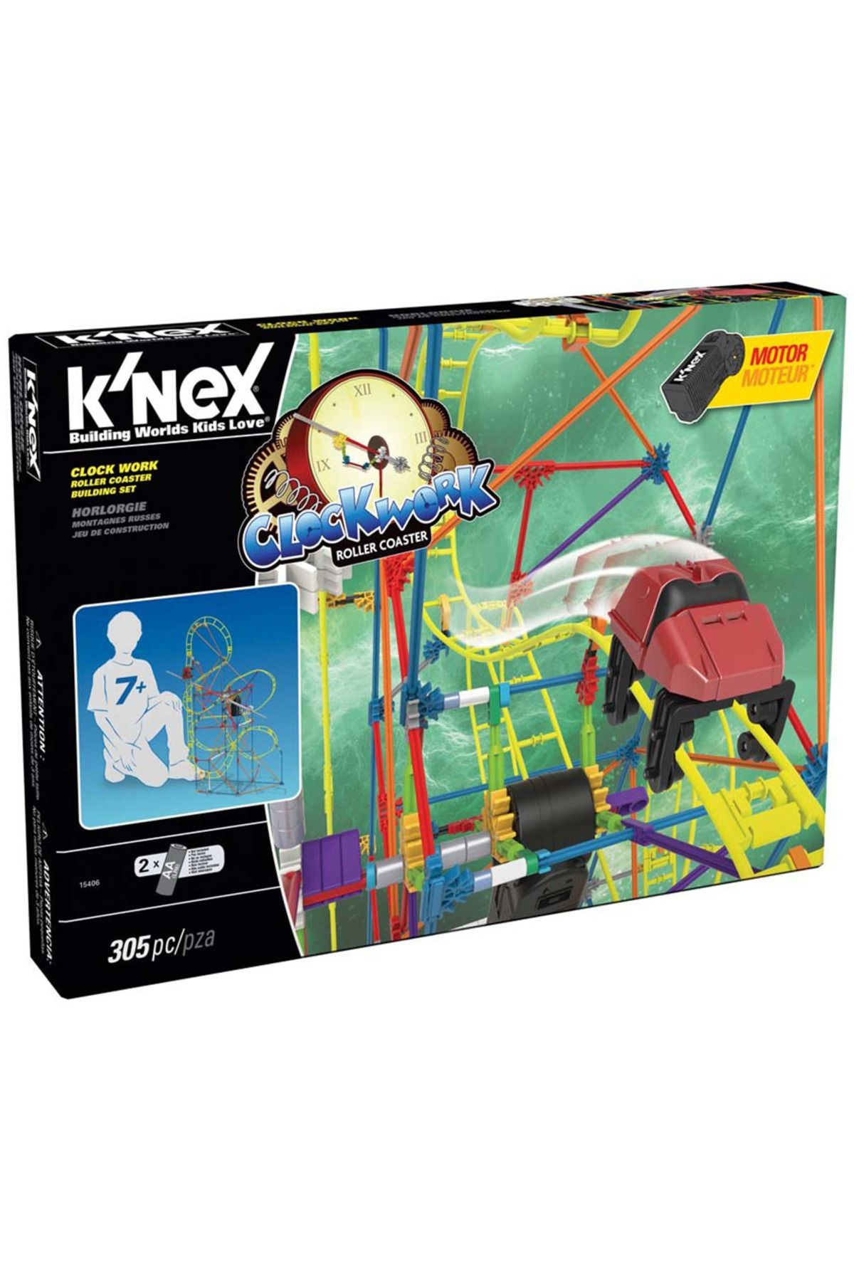 Knex K Nex Clock Work Roller Coaster Seti (MOTORLU) Thrill Rides