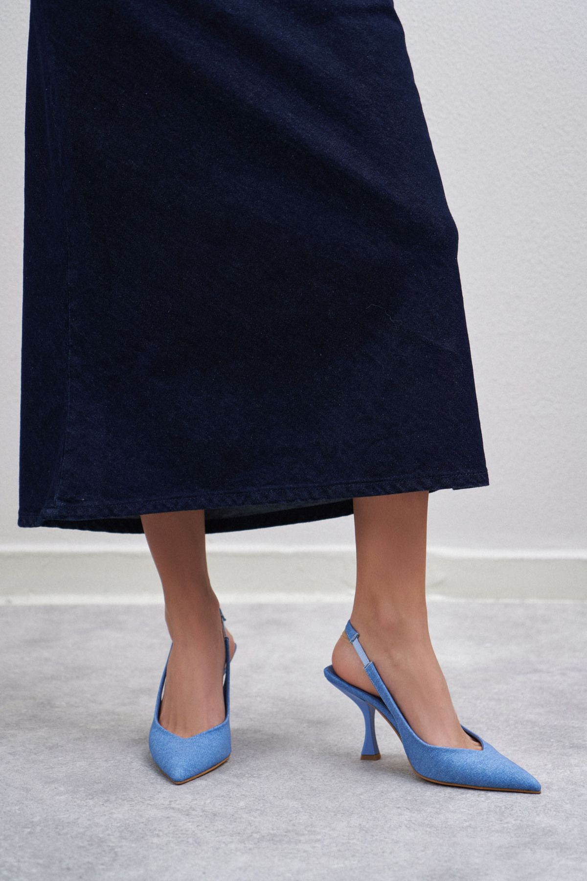 NİŞANTAŞI SHOES Wilson Kot Rengi Sivri Burun Kadın Topuklu Ayakkabı