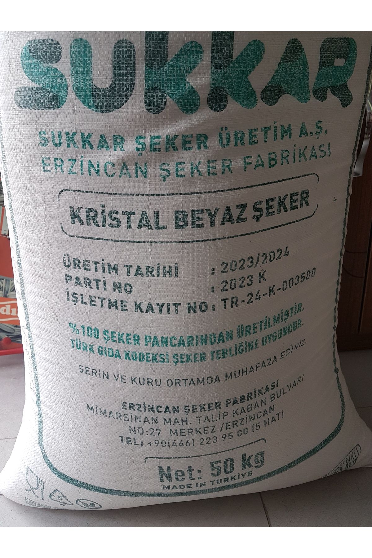 Kayseri Şeker 40 Kg Toz Şeker Türk Şeker