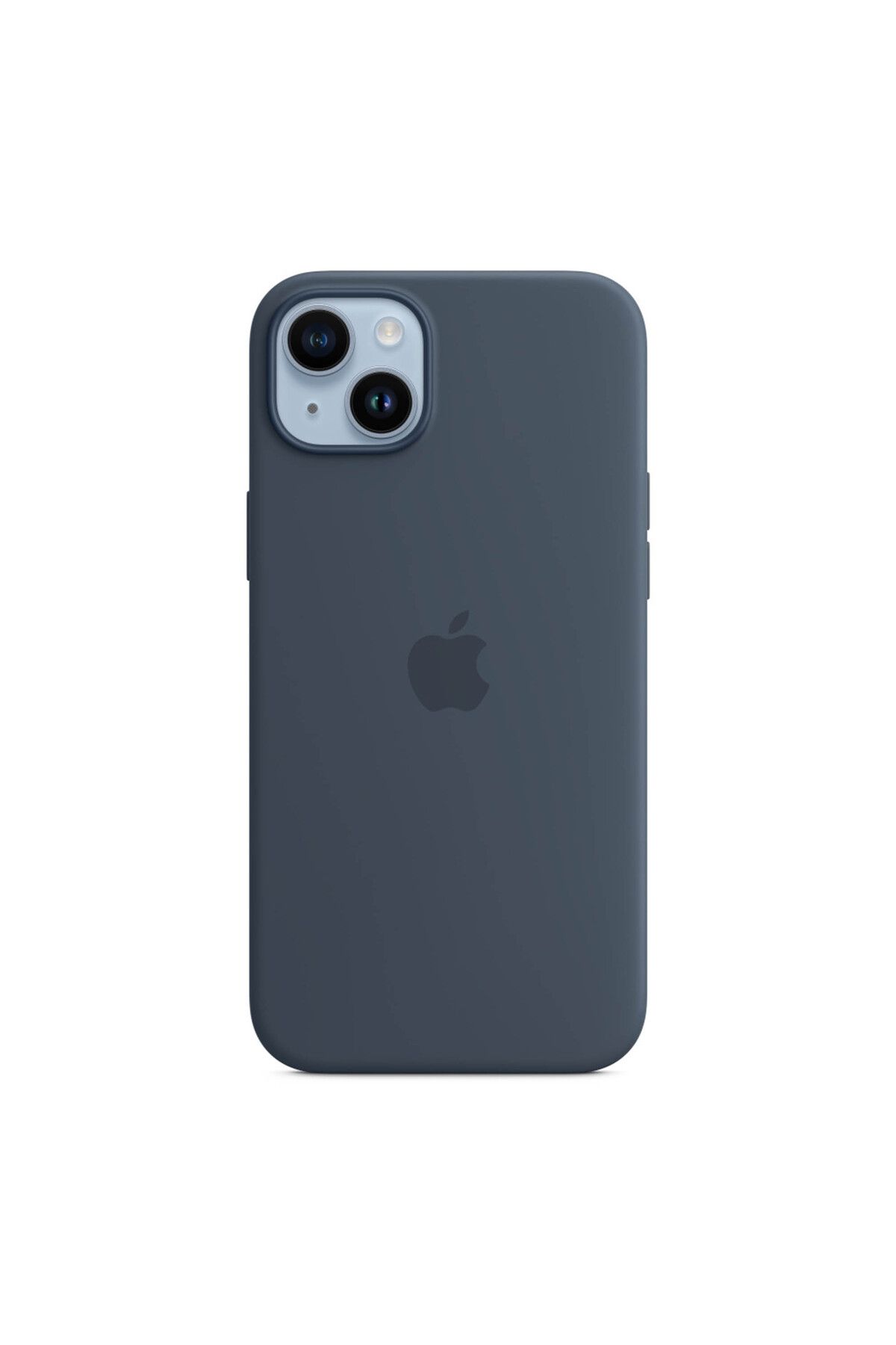 Apple Iphone 14 Plus Magsafe Silikon Kılıf Fır. Mavi