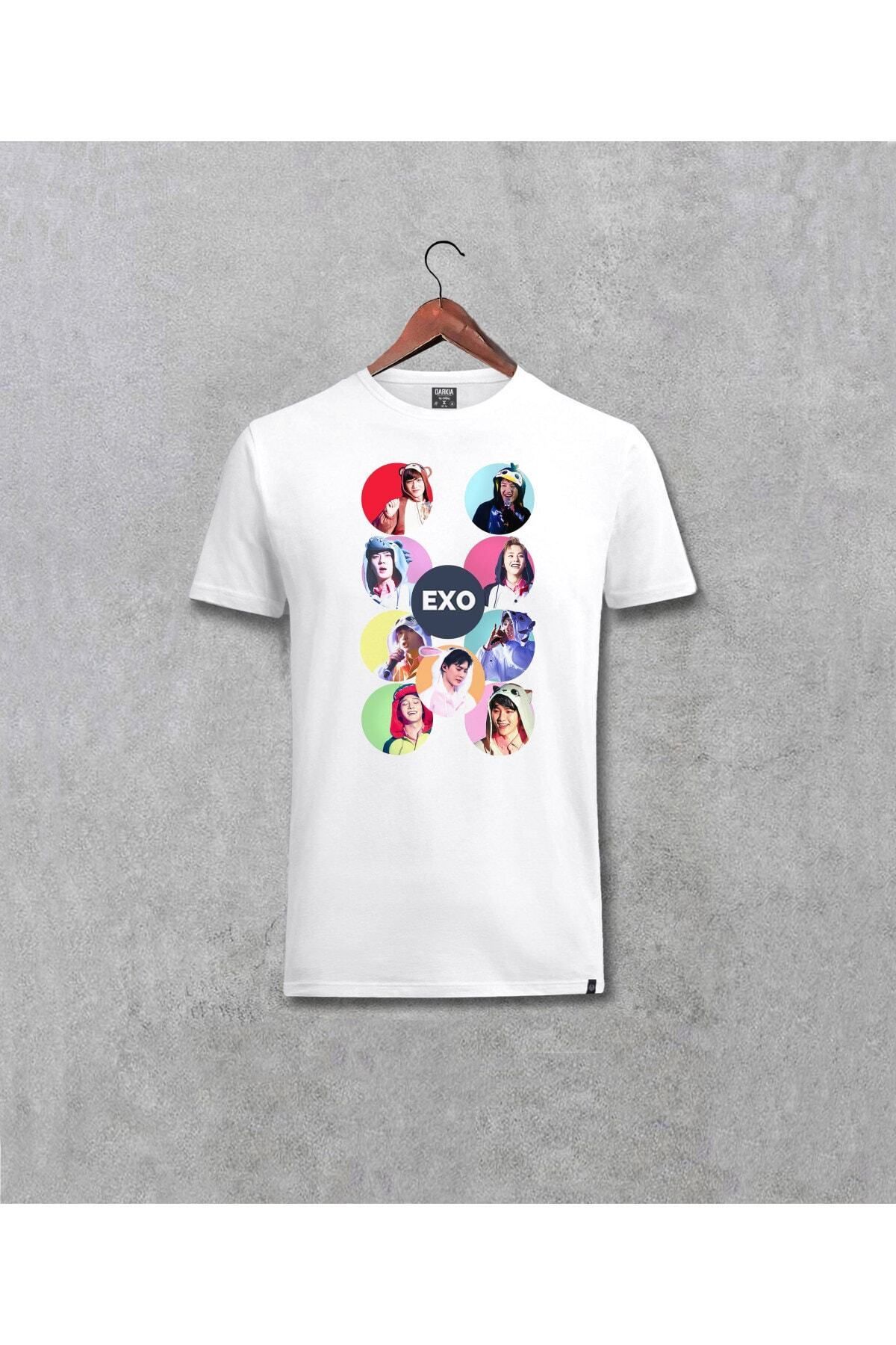 Pisa Art Exo Müzik Grubu Özel Tasarım Baskılı Unisex Tişört