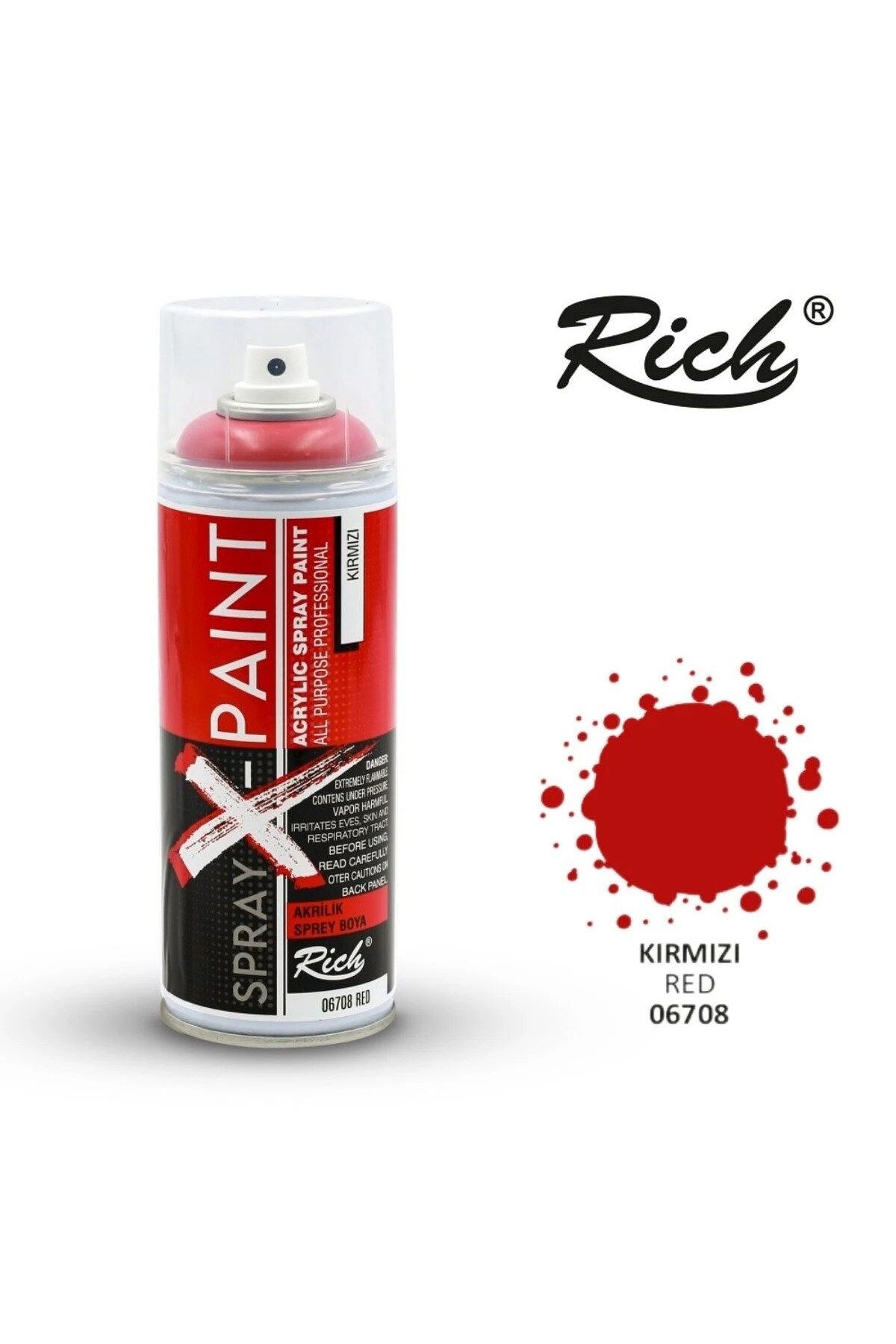 Rich Spray x Paınt 400 ml Kırmızı