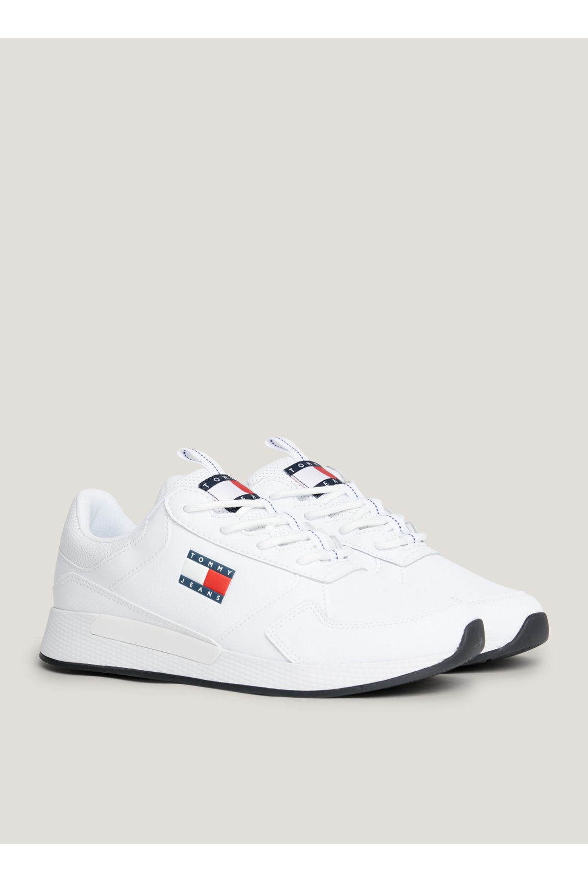 Tommy Hilfiger Beyaz Erkek Sneaker TOMMY JEANS FLEXI RUNNER