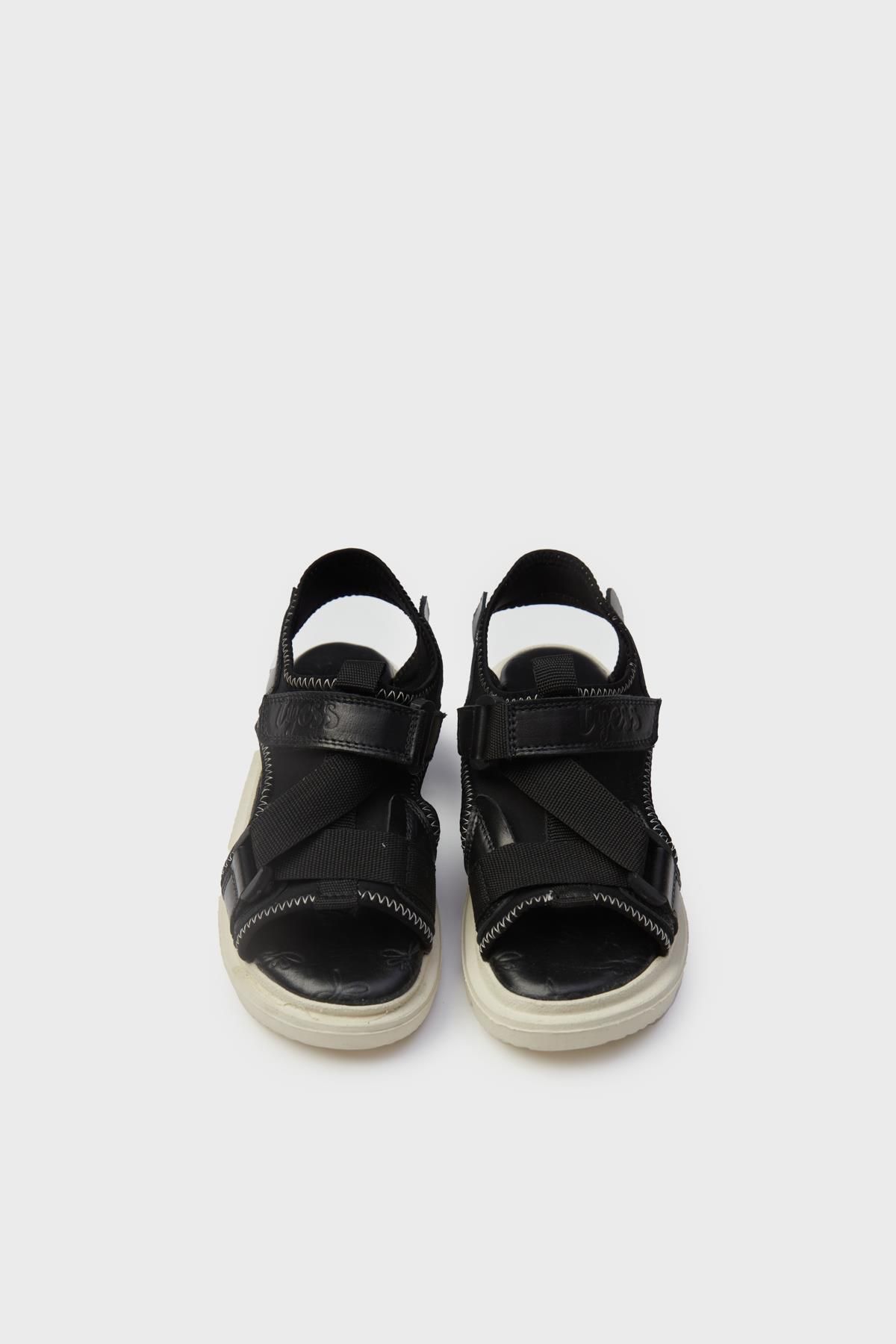 Tyess BG Store Kız Çocuk Siyah Sandalet