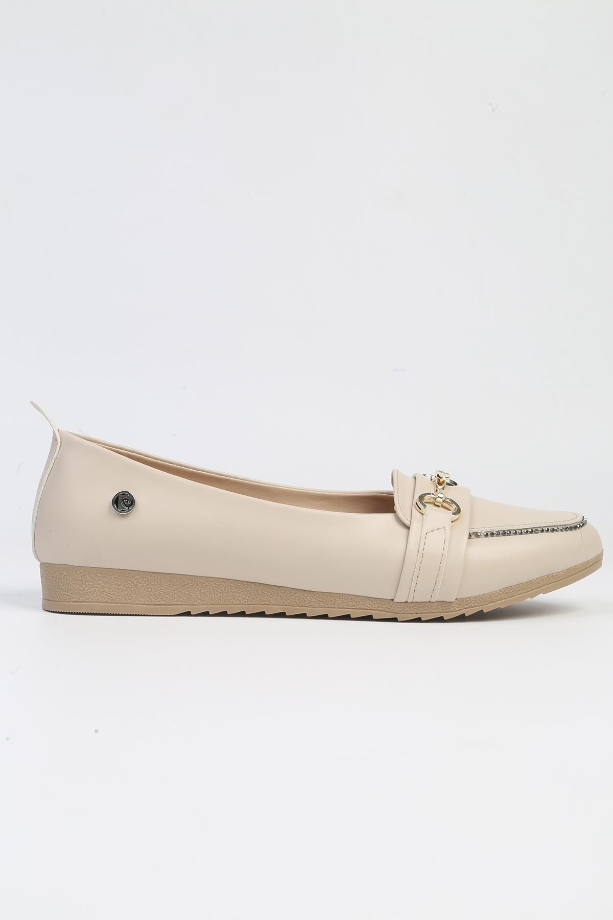 Pierre Cardin ® | PC-53016- 3962 Bej-Kadın Günlük Ayakkabı