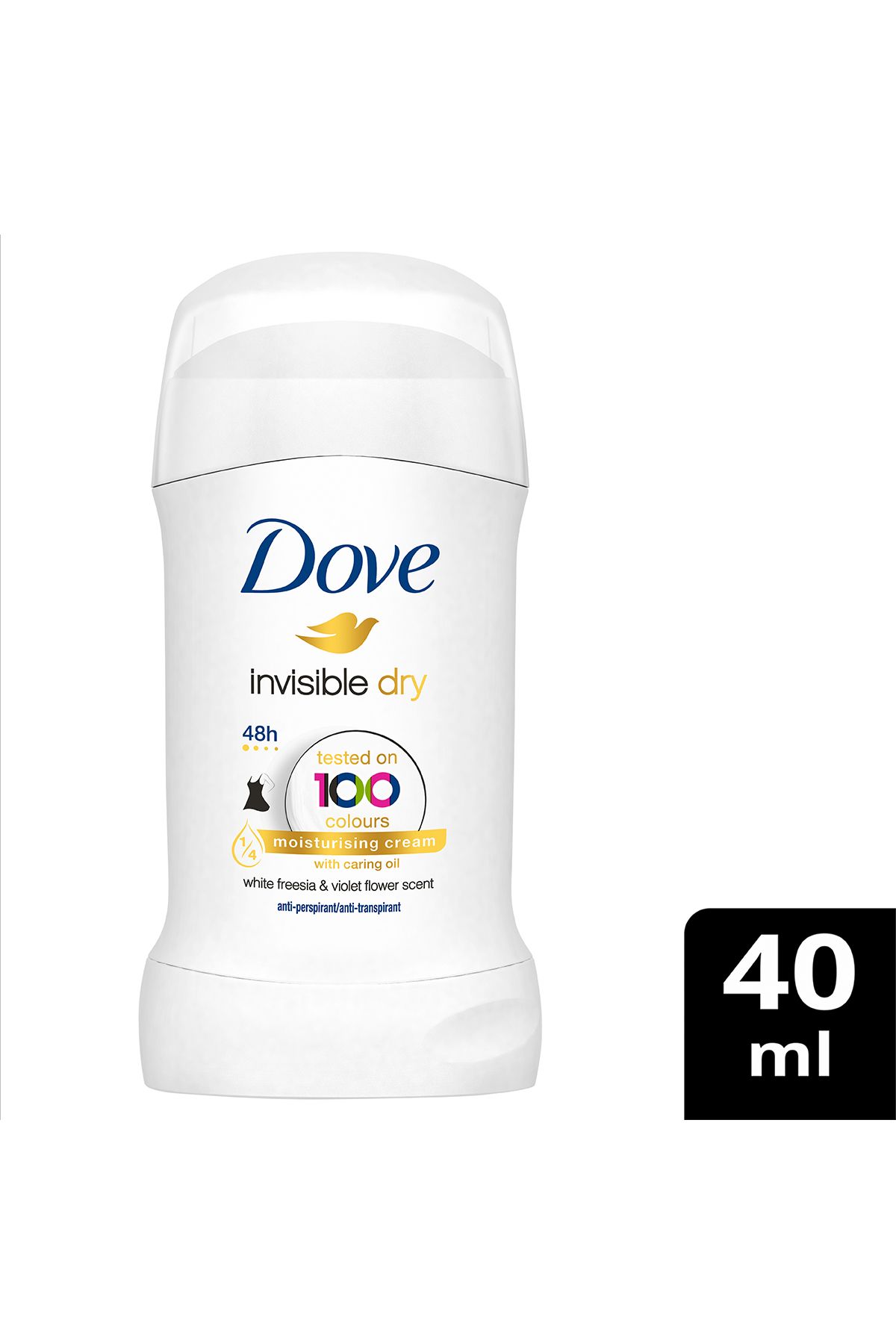 Dove Kadın Stick Deodorant Invisible Dry 1/4 Nemlendirici Krem Etkili 40ml X1 Adet