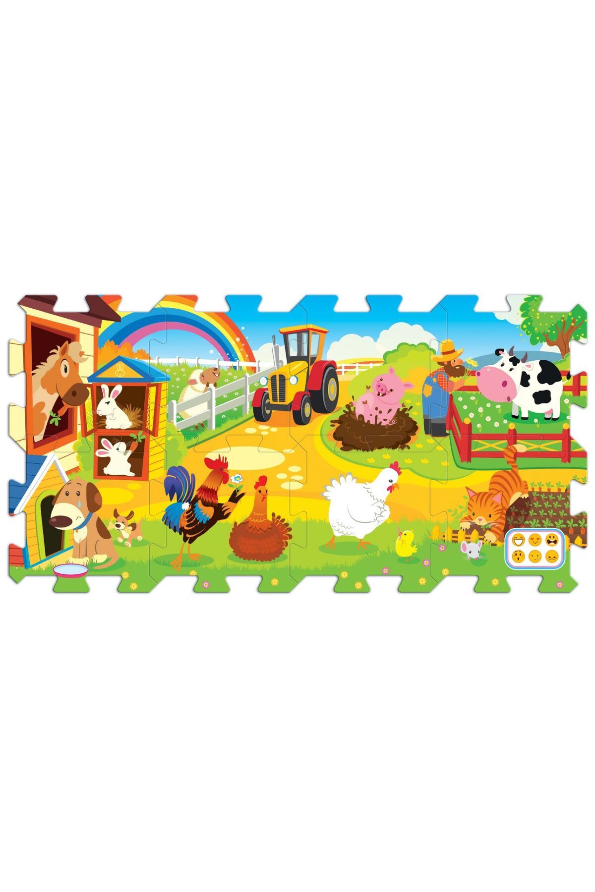 Trefl 8 Parça Çiftlik Eğlencesi Köpük Puzzle
