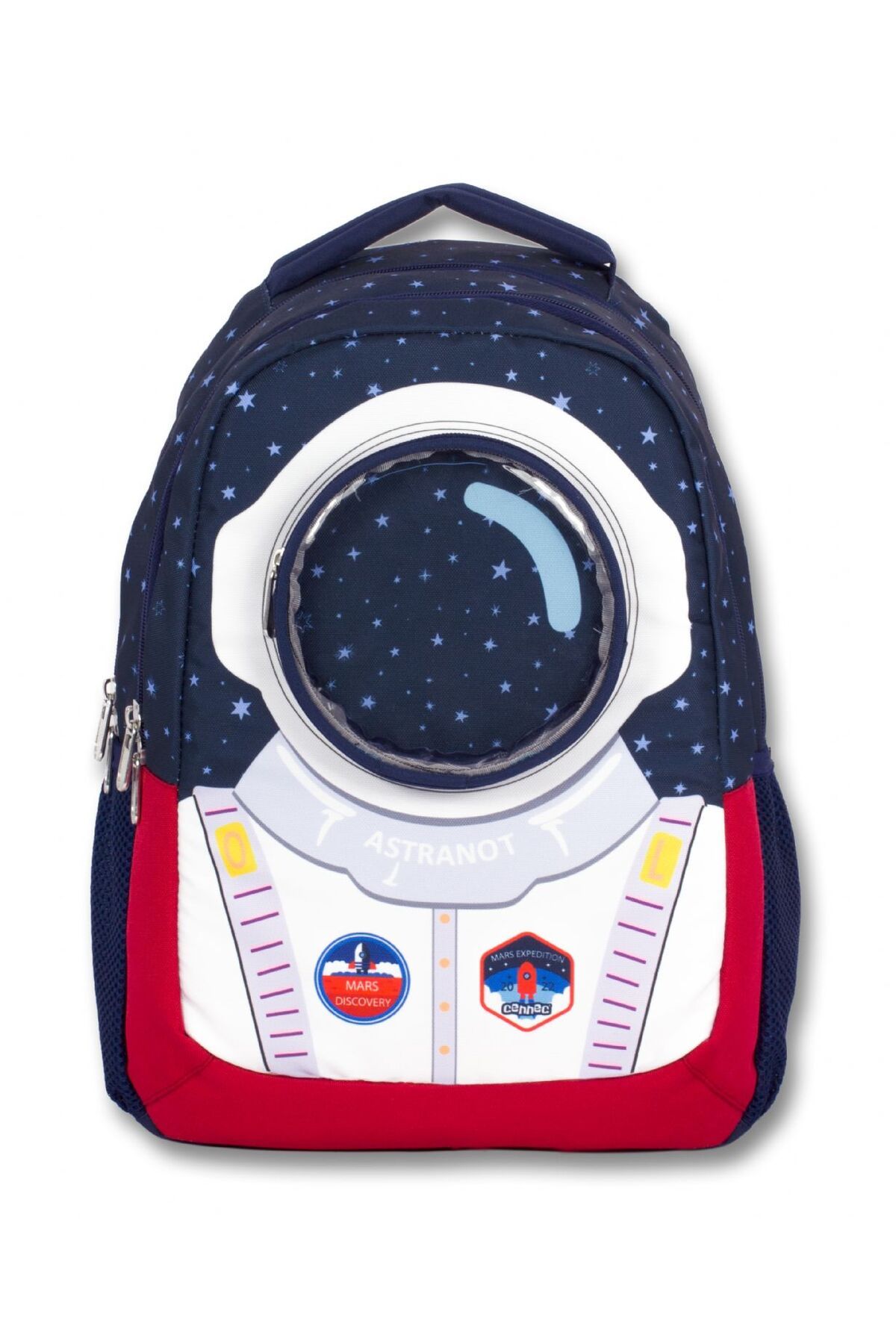 Cennec Erkek Çocuk Astronot Ilkokul Çantası - Üç Bölmeli