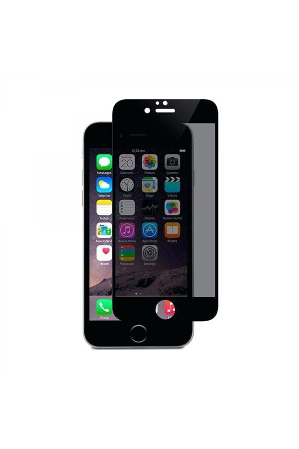 Nettech Apple Iphone 6s Uyumlu Hayalet Full Cam Koruyucu - Siyah