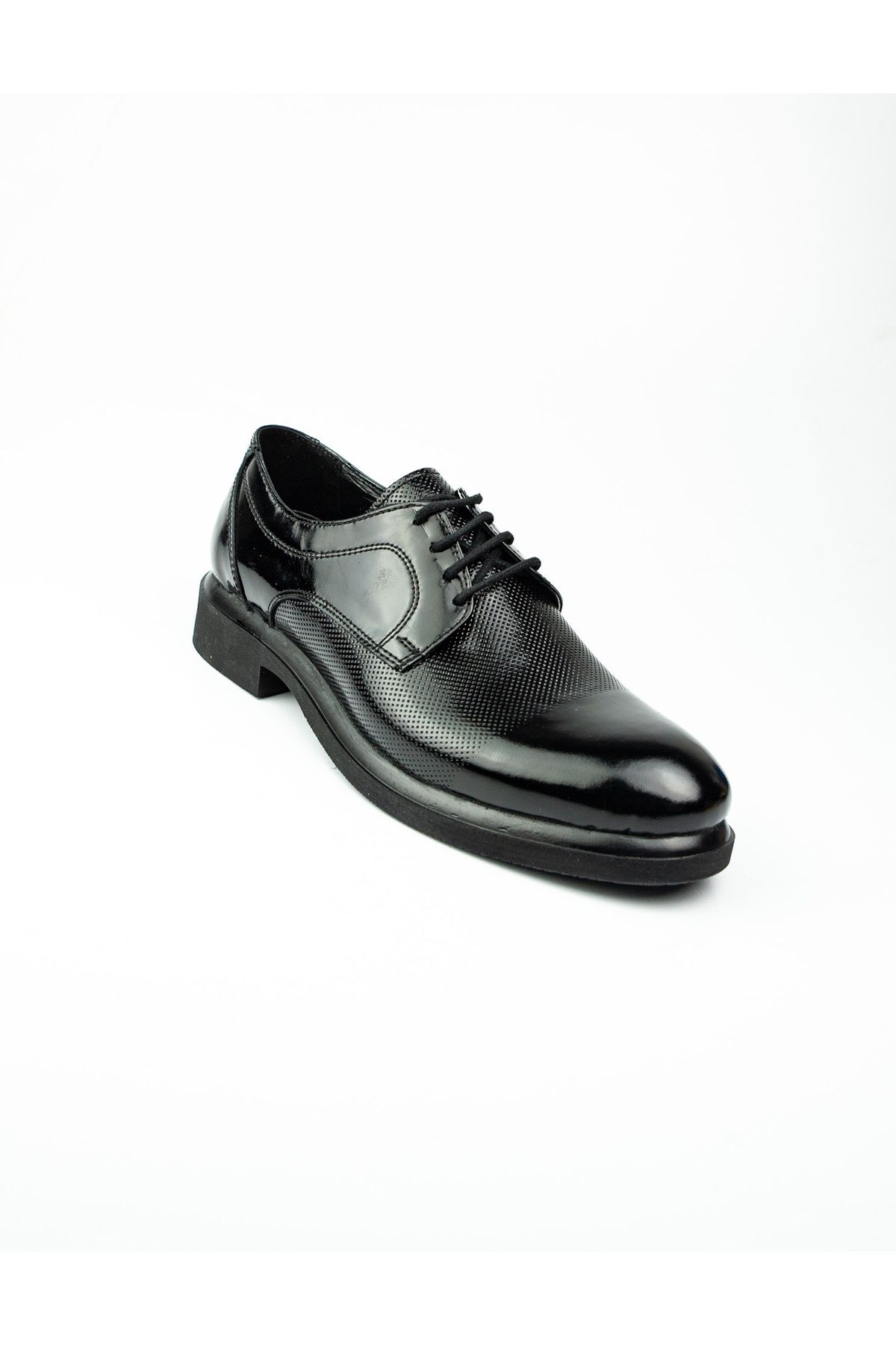 Modesa 230 Siyah Rugan Deri Erkek Klasik Ayakkabı