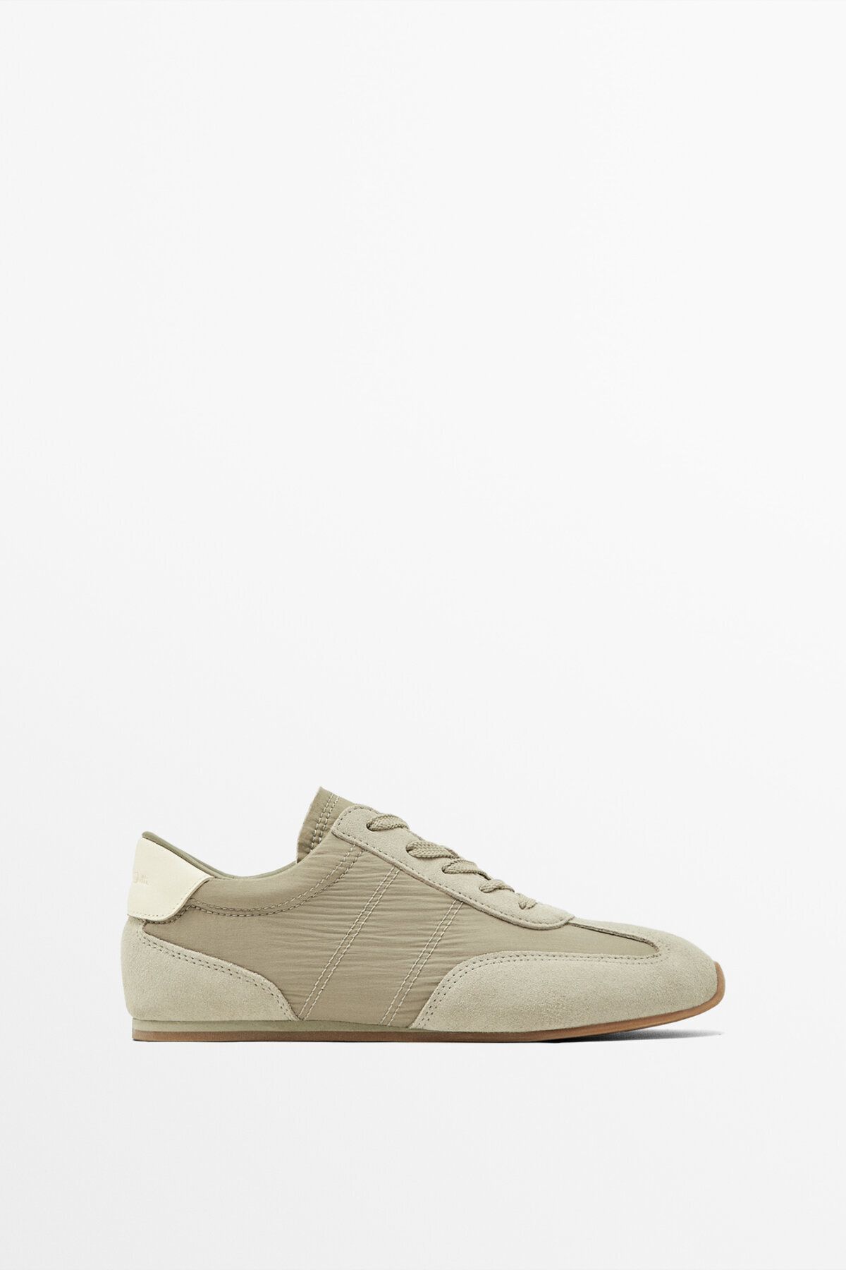 Massimo Dutti Kontrast kumaş spor ayakkabı