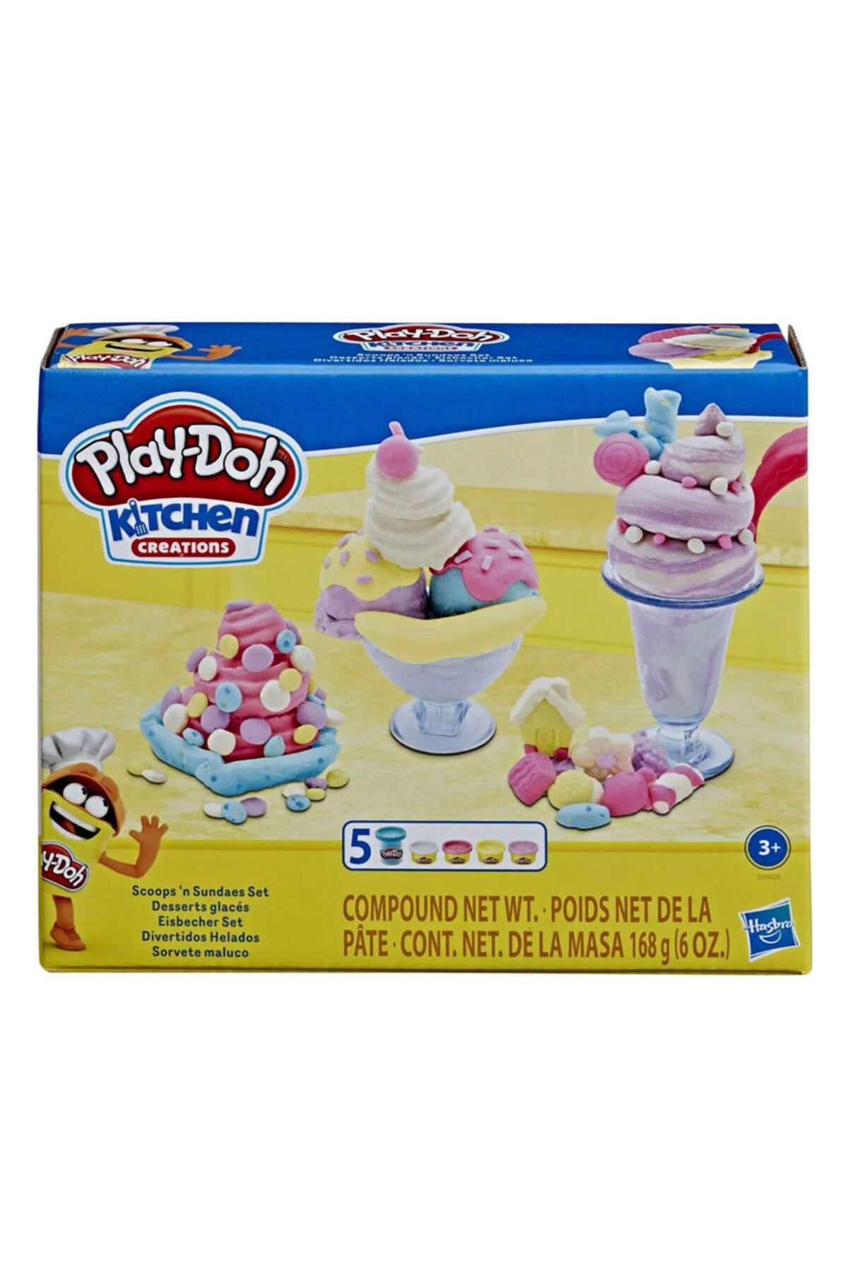 Play Doh Play-Doh Eğlenceli Mutfağım Oyun Seti Scoops'n Sundaes F7275