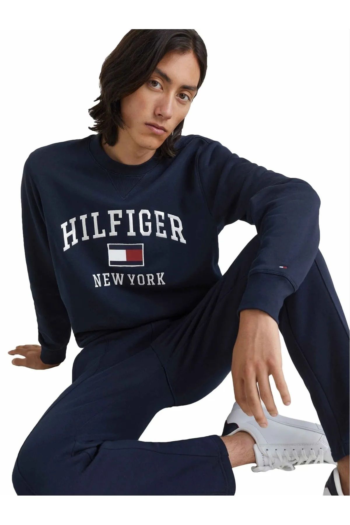 Tommy Hilfiger Regular Fit Sweatshirt /Lacivert